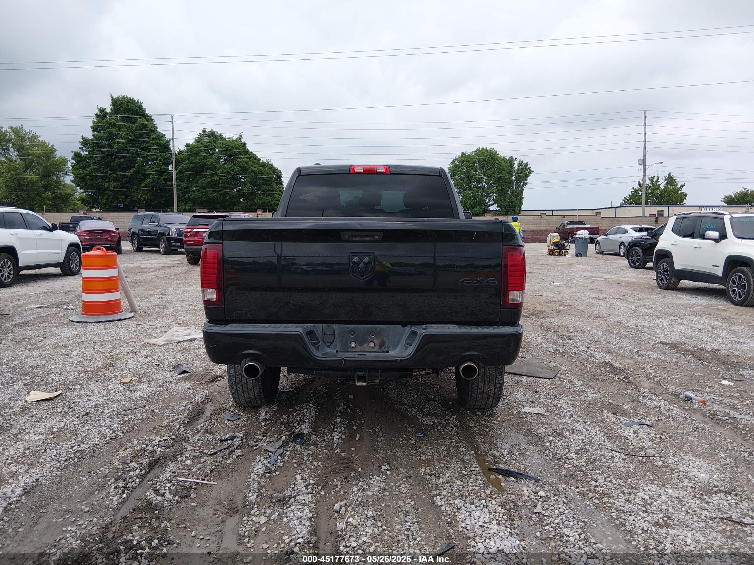 2015 Ram 1500 Express Black vin: 1C6RR7FT7FS636359