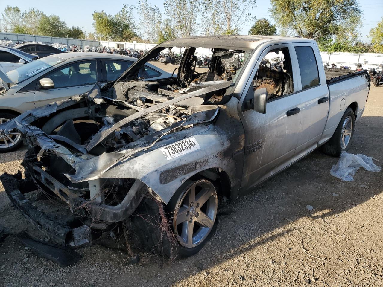 2017 Ram 1500 St Белый vin: 1C6RR7FT7HS553386