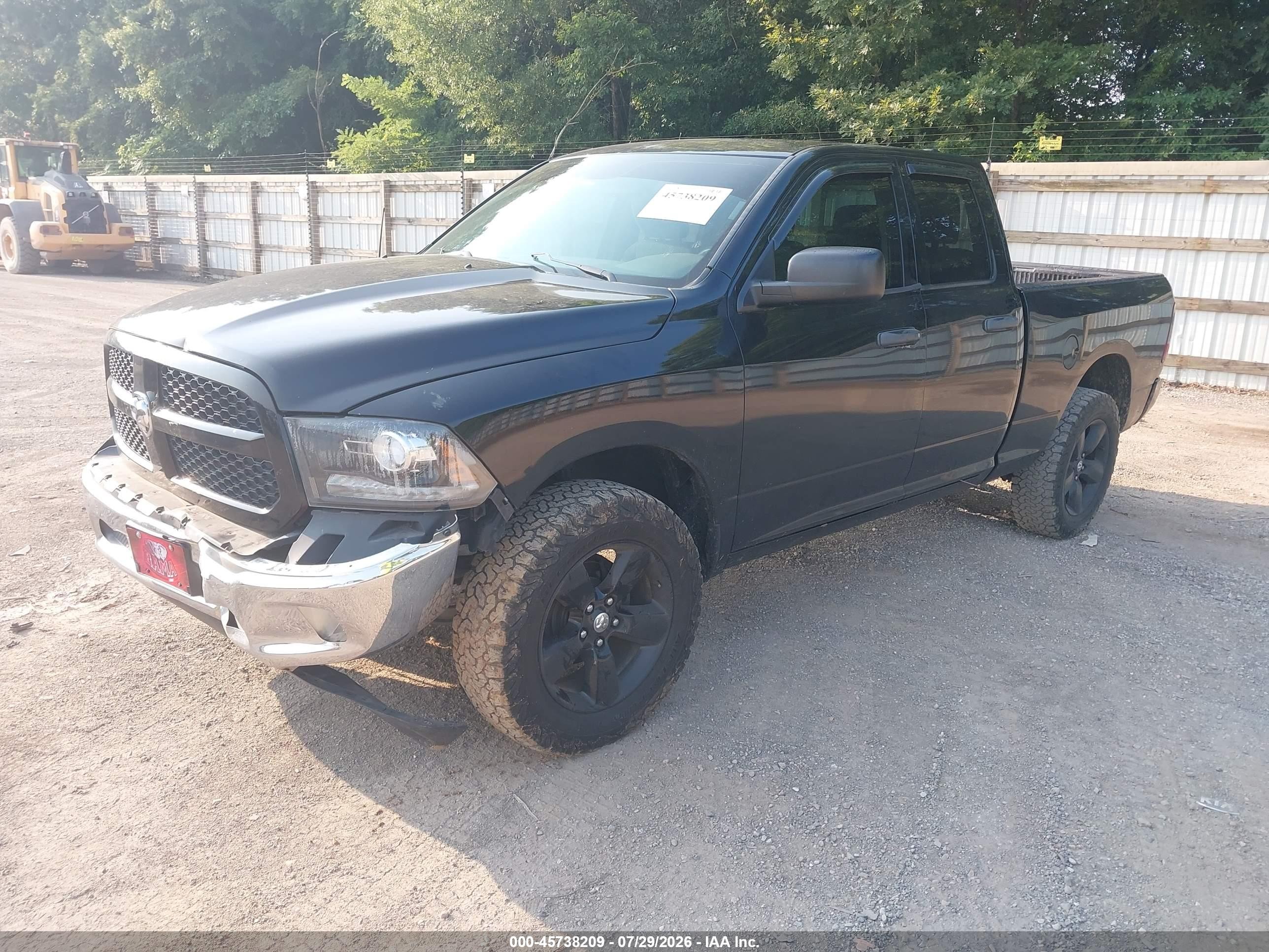 2014 Ram 1500 Express Black vin: 1C6RR7FT8ES158659