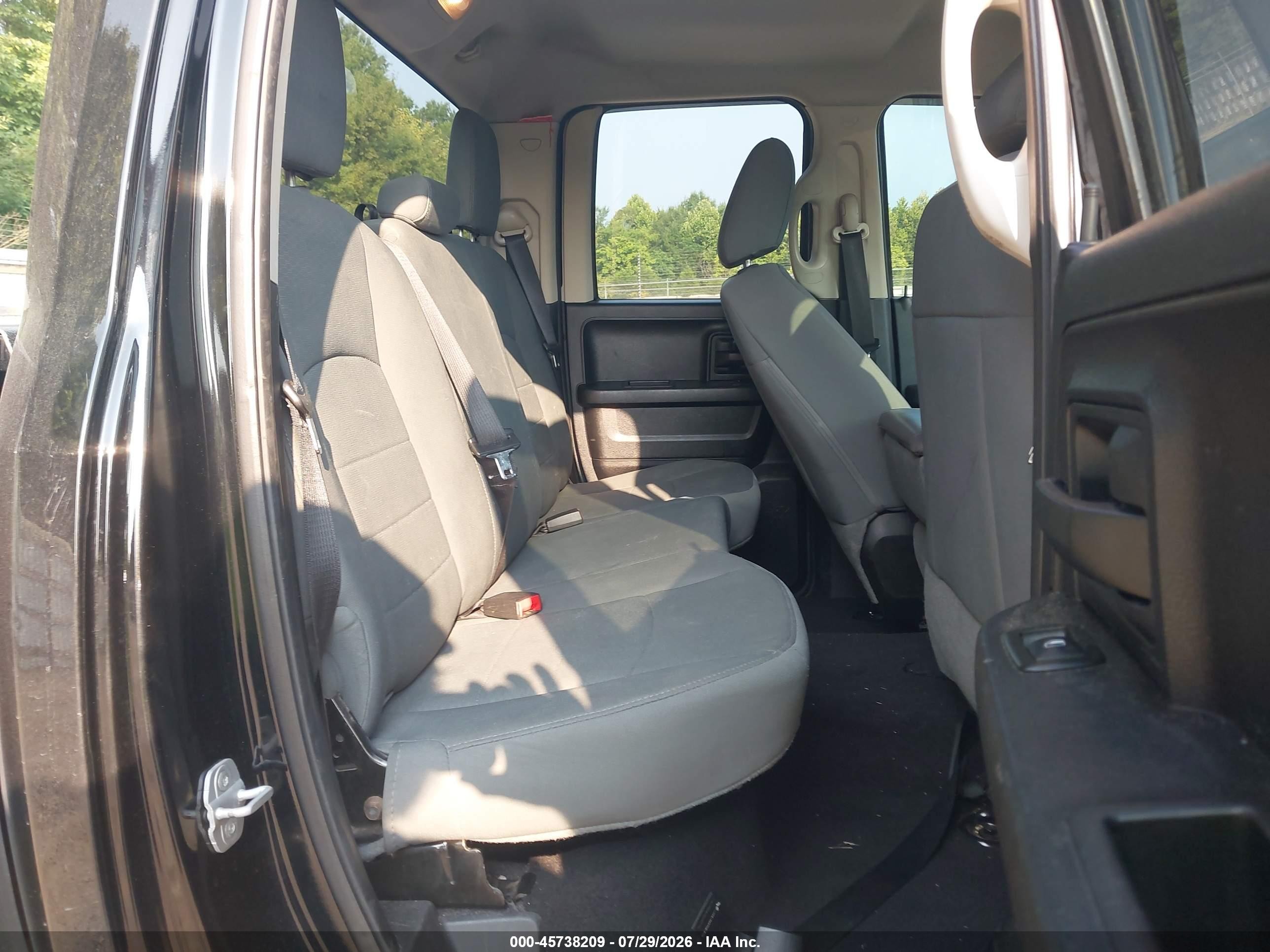 2014 Ram 1500 Express Black vin: 1C6RR7FT8ES158659