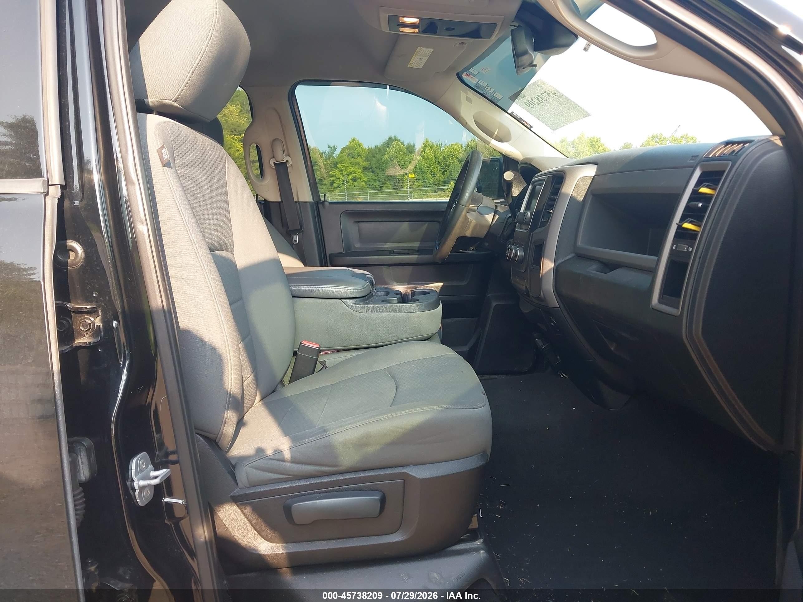 2014 Ram 1500 Express Black vin: 1C6RR7FT8ES158659