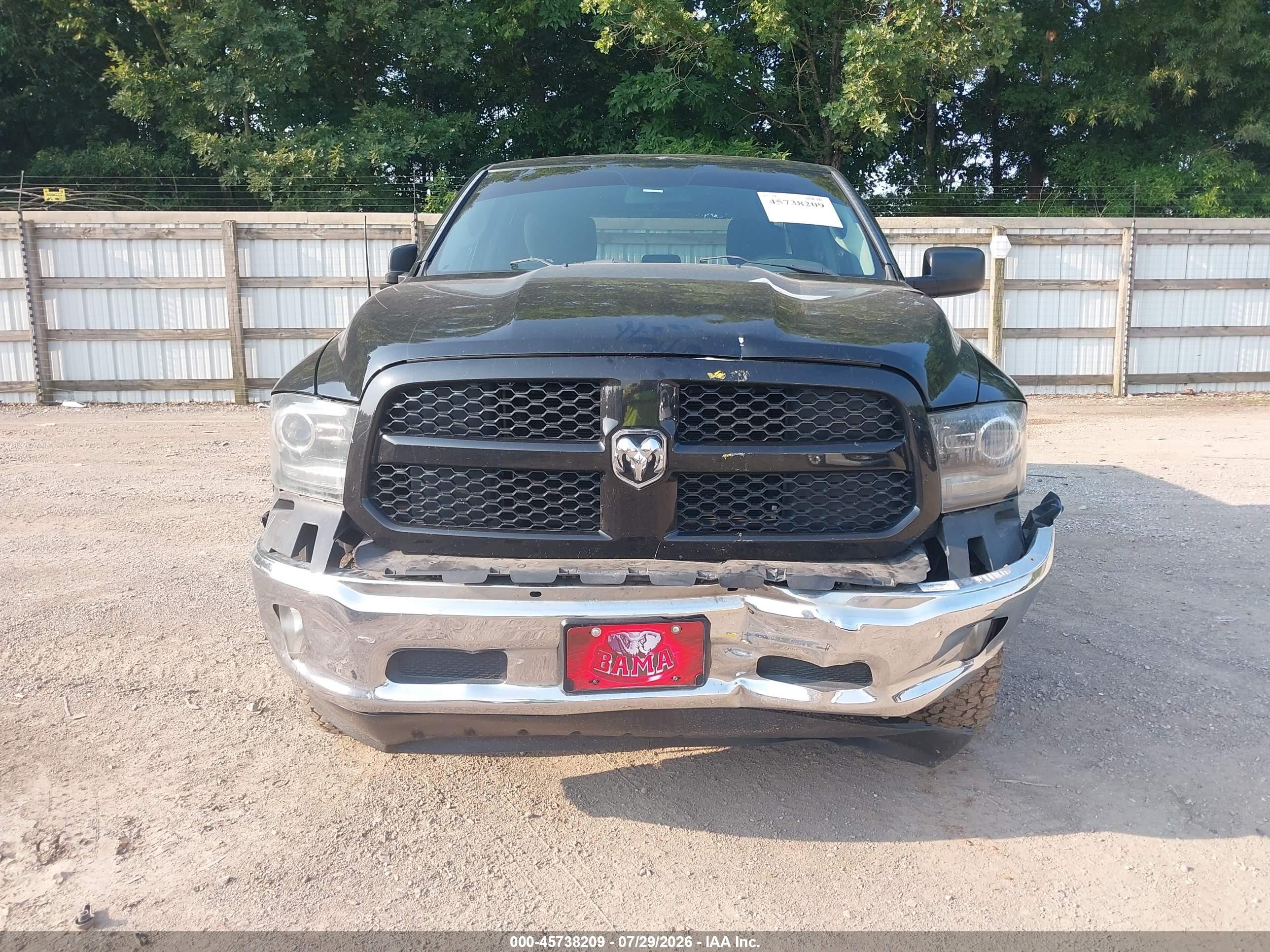2014 Ram 1500 Express Black vin: 1C6RR7FT8ES158659