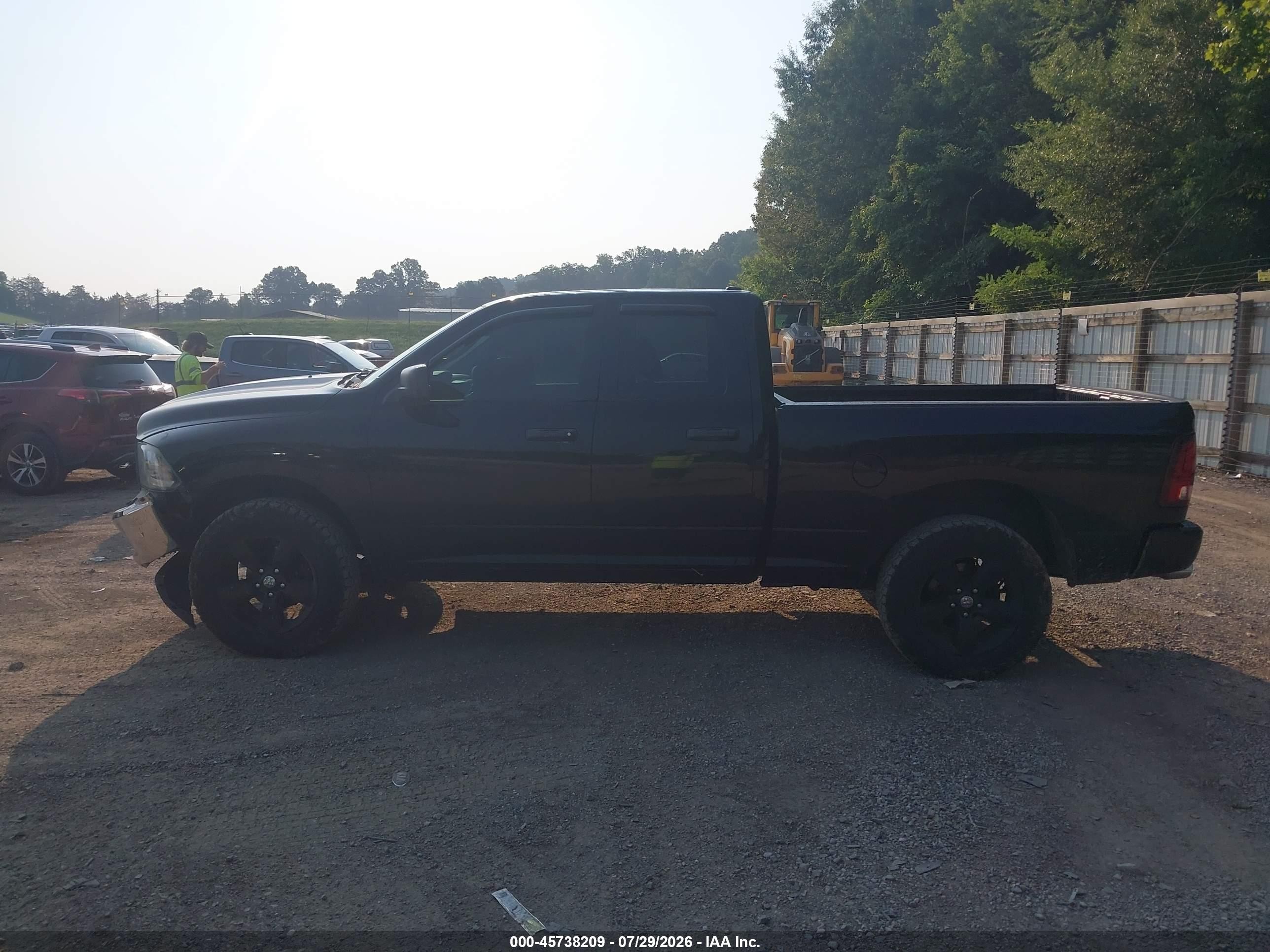 2014 Ram 1500 Express Black vin: 1C6RR7FT8ES158659