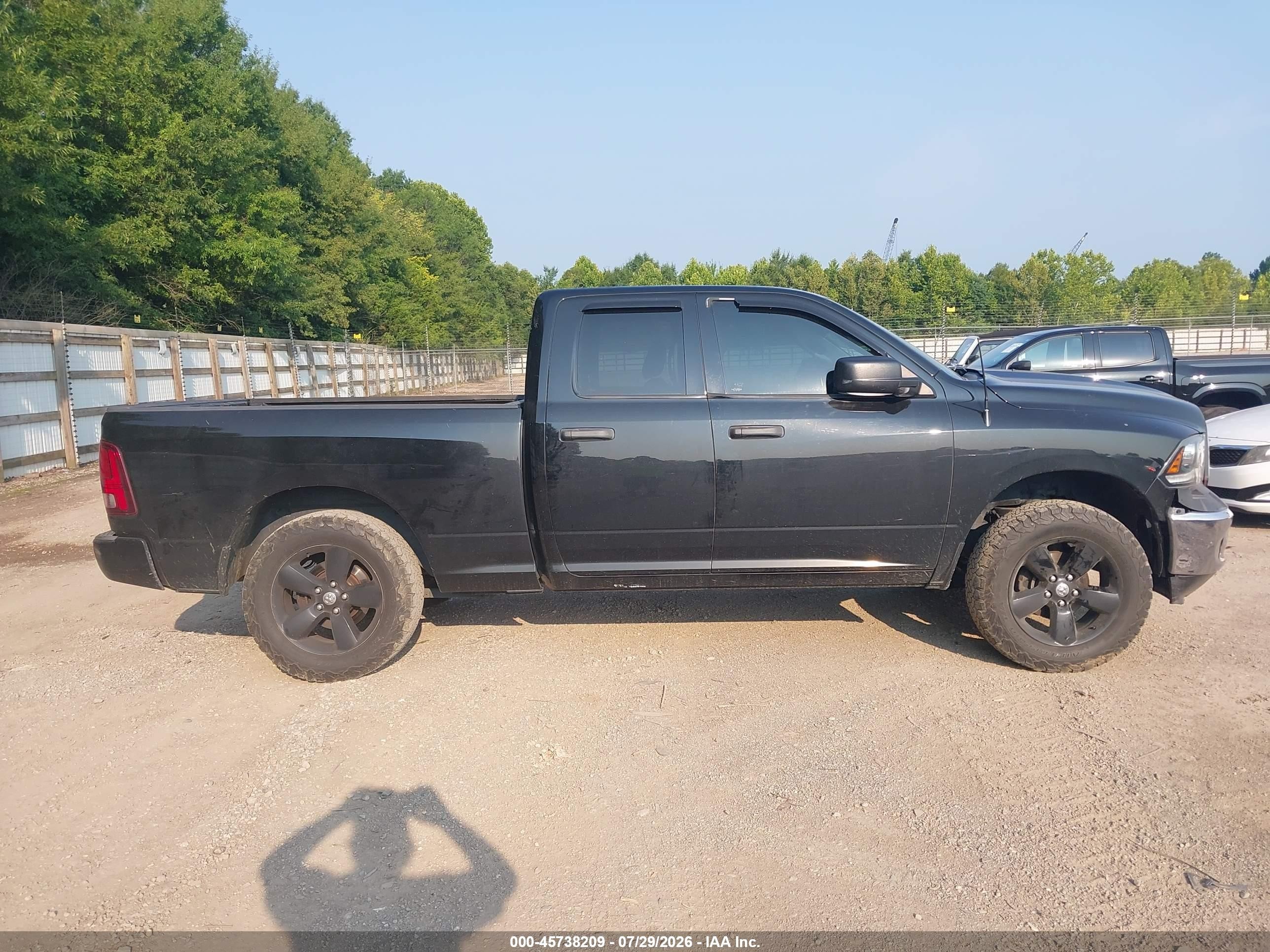 2014 Ram 1500 Express Black vin: 1C6RR7FT8ES158659