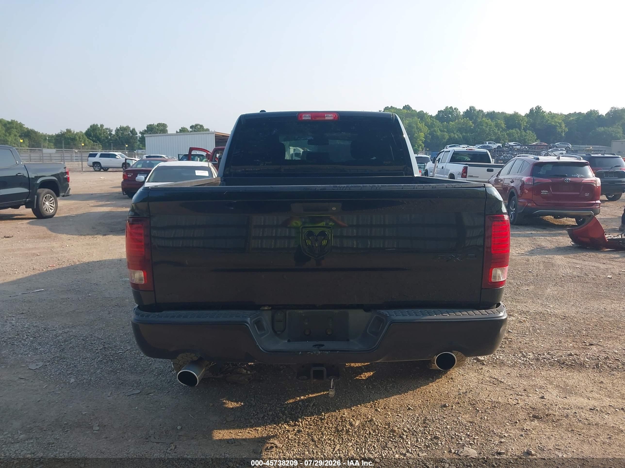 2014 Ram 1500 Express Black vin: 1C6RR7FT8ES158659