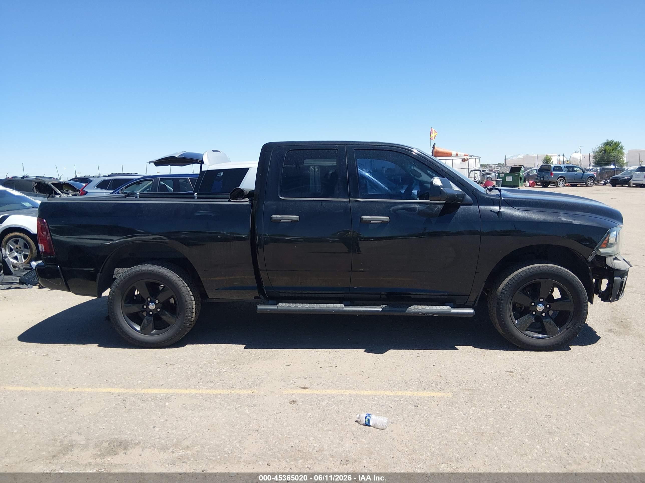 2014 Ram 1500 Express Black vin: 1C6RR7FT8ES212932
