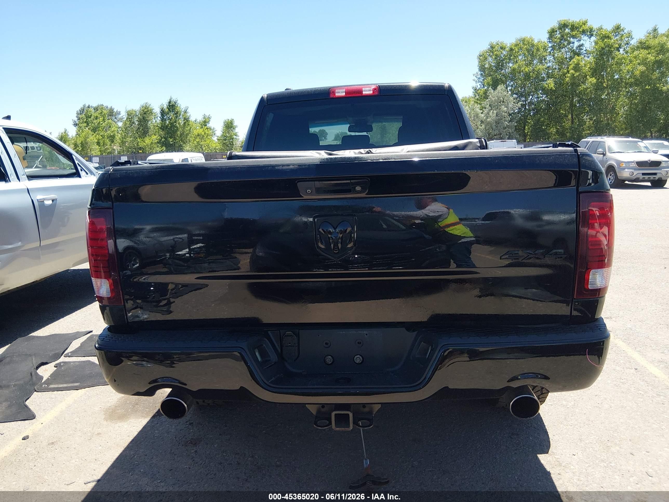 2014 Ram 1500 Express Black vin: 1C6RR7FT8ES212932