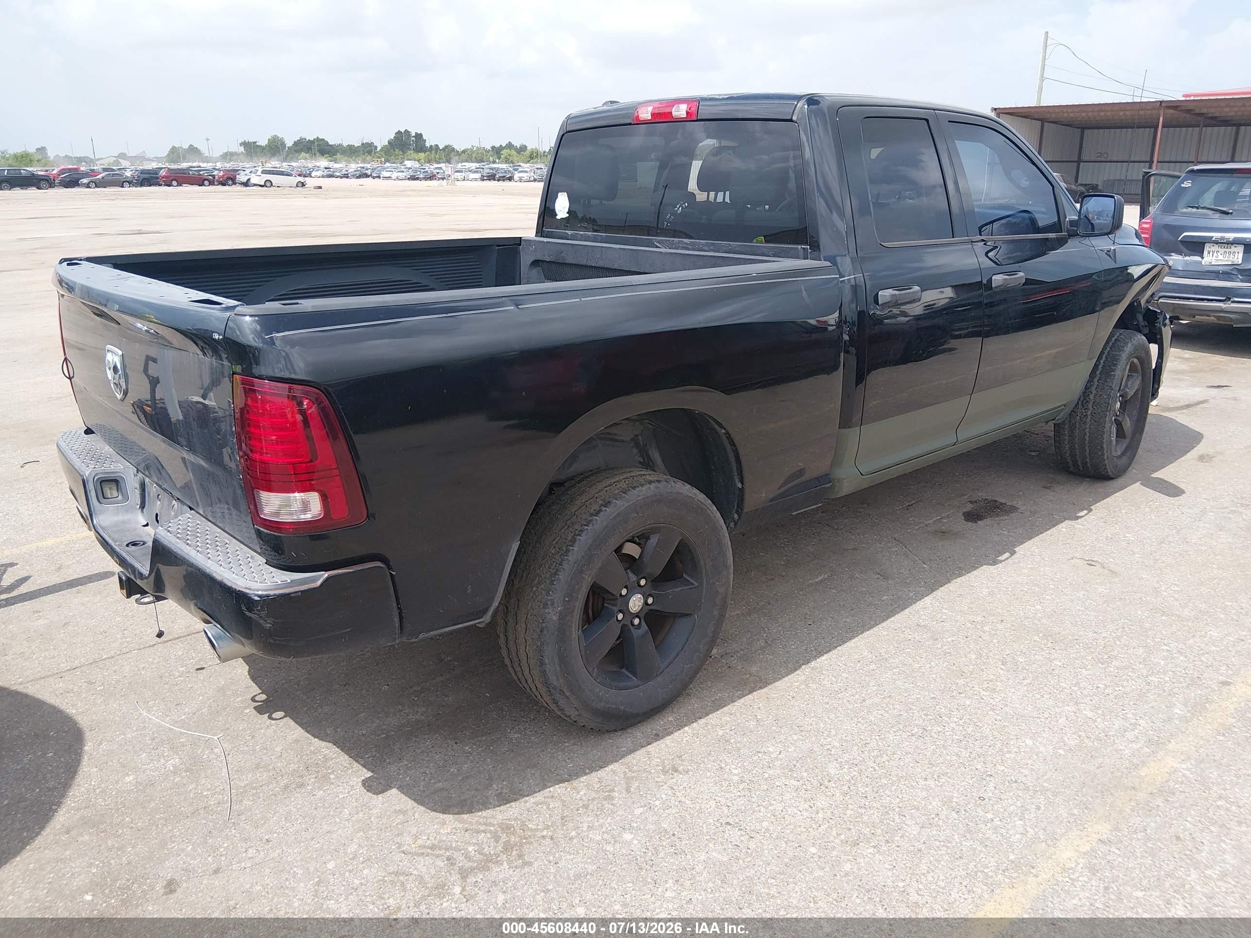 2014 Ram 1500 Express Black vin: 1C6RR7FT8ES215202