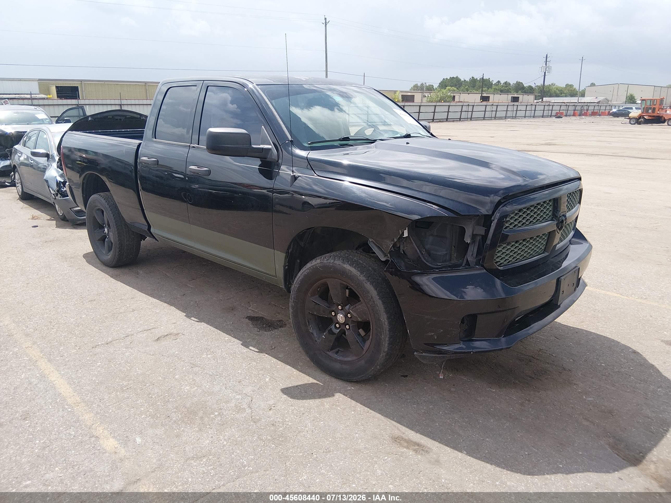 2014 Ram 1500 Express Black vin: 1C6RR7FT8ES215202