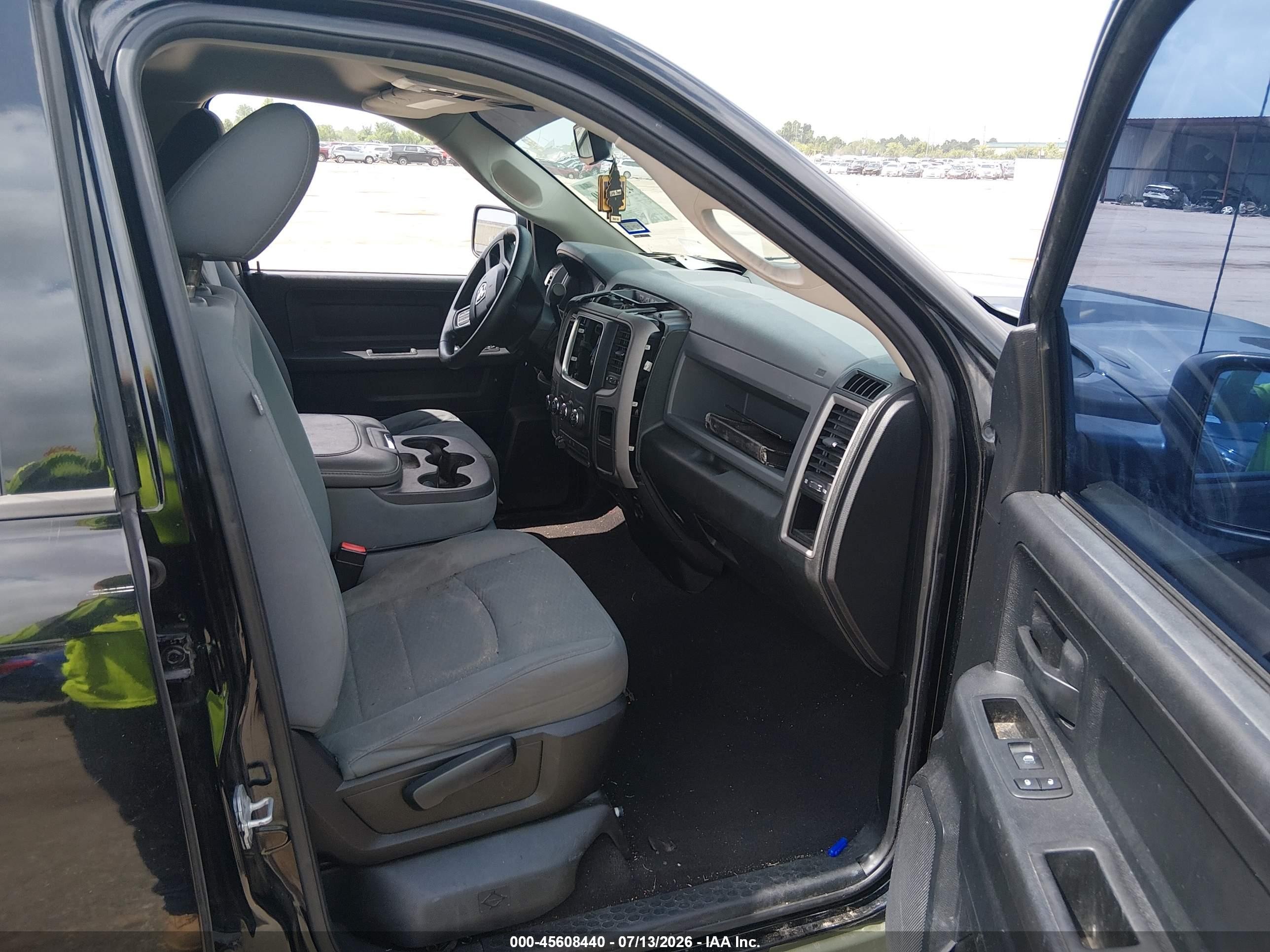 2014 Ram 1500 Express Black vin: 1C6RR7FT8ES215202