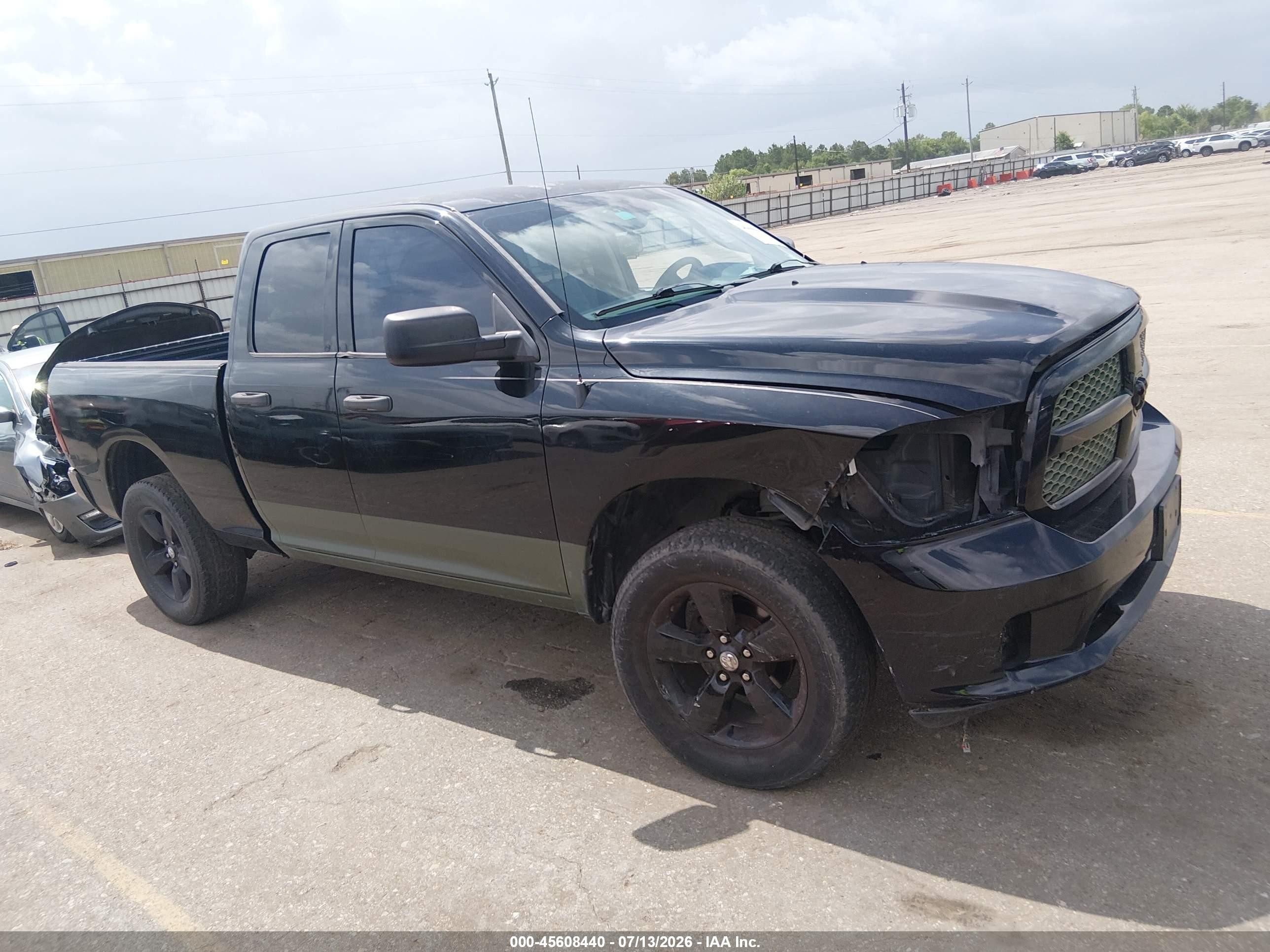 2014 Ram 1500 Express Black vin: 1C6RR7FT8ES215202