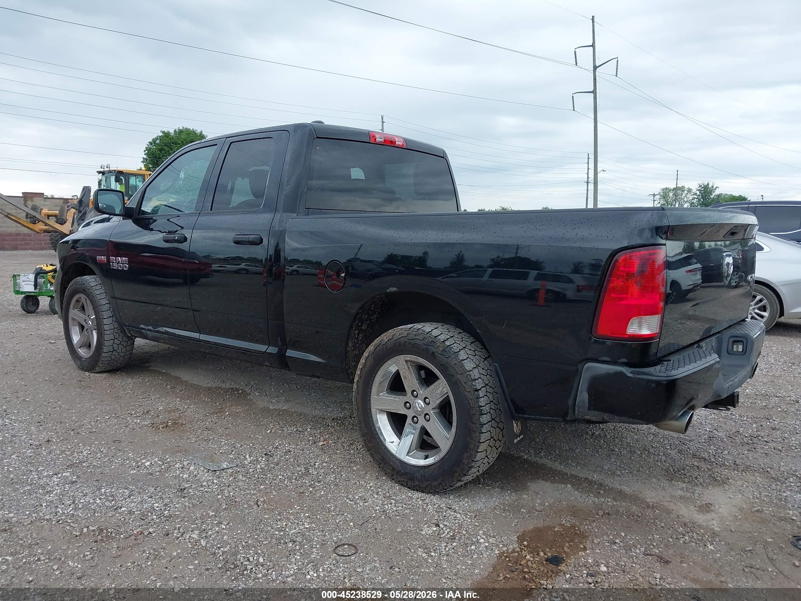 2014 Ram 1500 Express Black vin: 1C6RR7FT8ES224580
