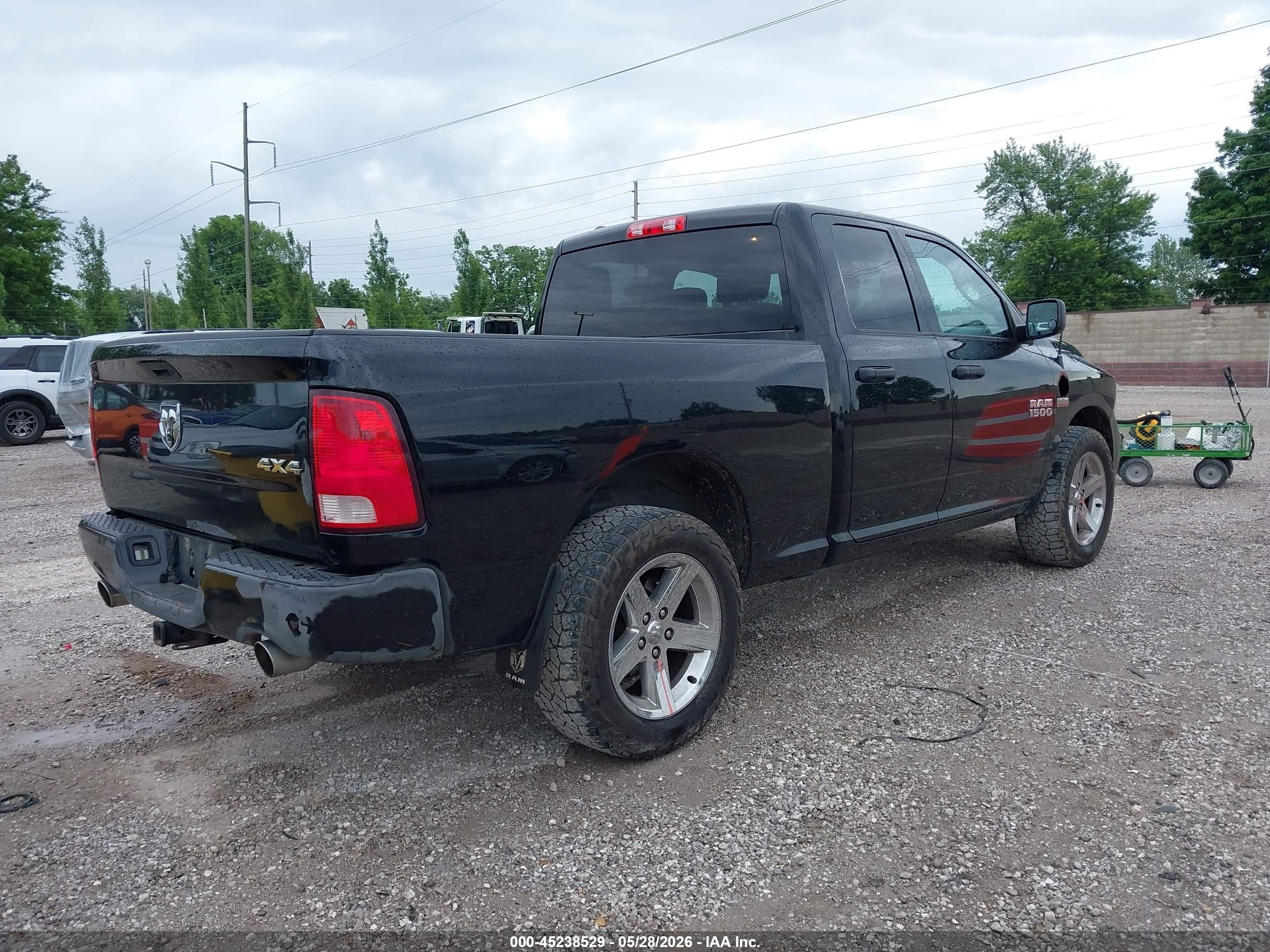 2014 Ram 1500 Express Black vin: 1C6RR7FT8ES224580