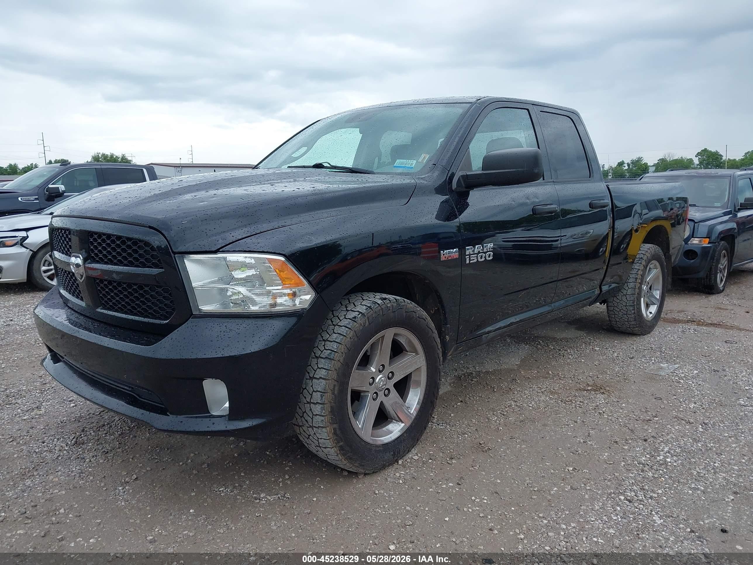 2014 Ram 1500 Express Black vin: 1C6RR7FT8ES224580