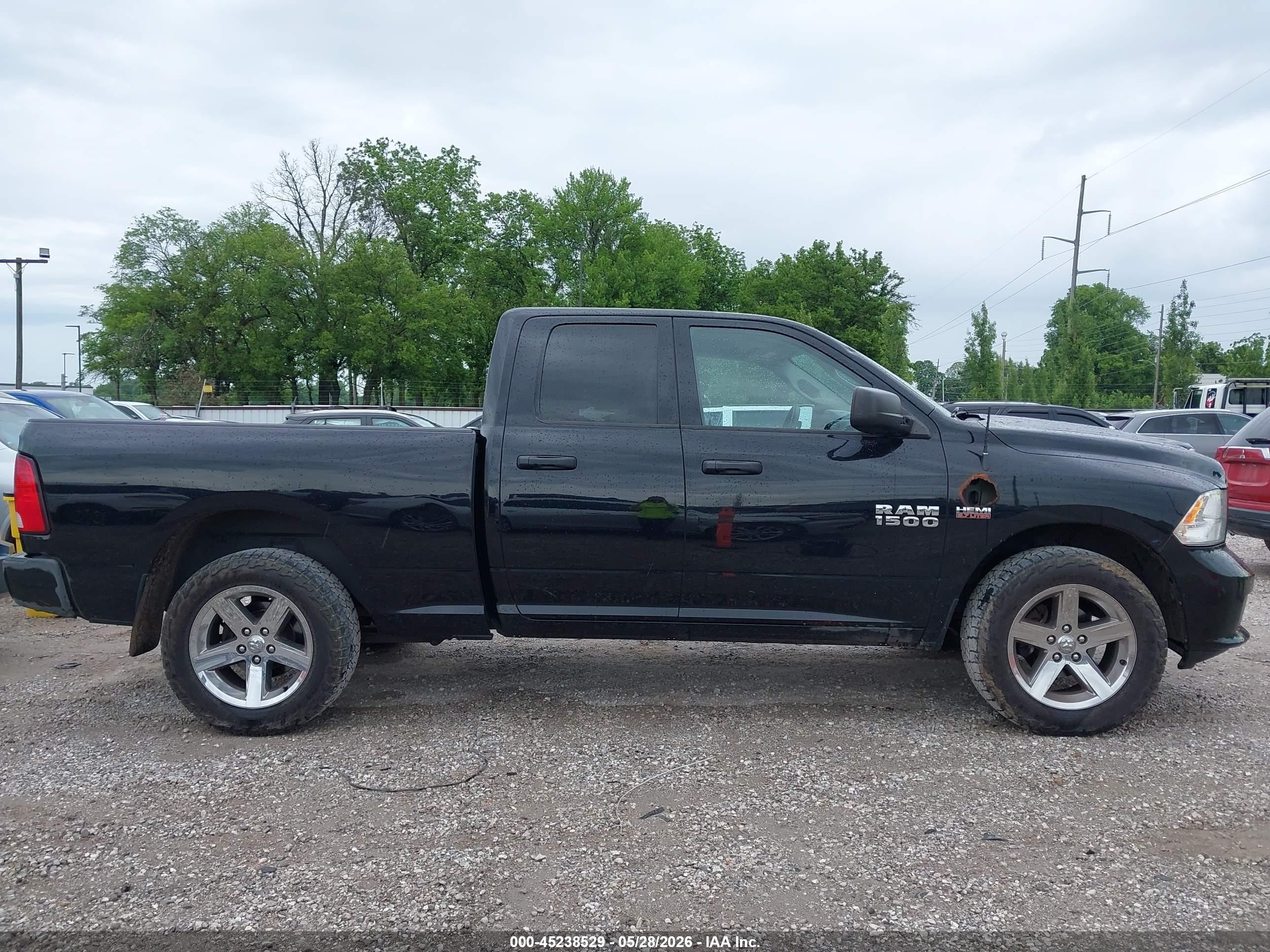 2014 Ram 1500 Express Black vin: 1C6RR7FT8ES224580
