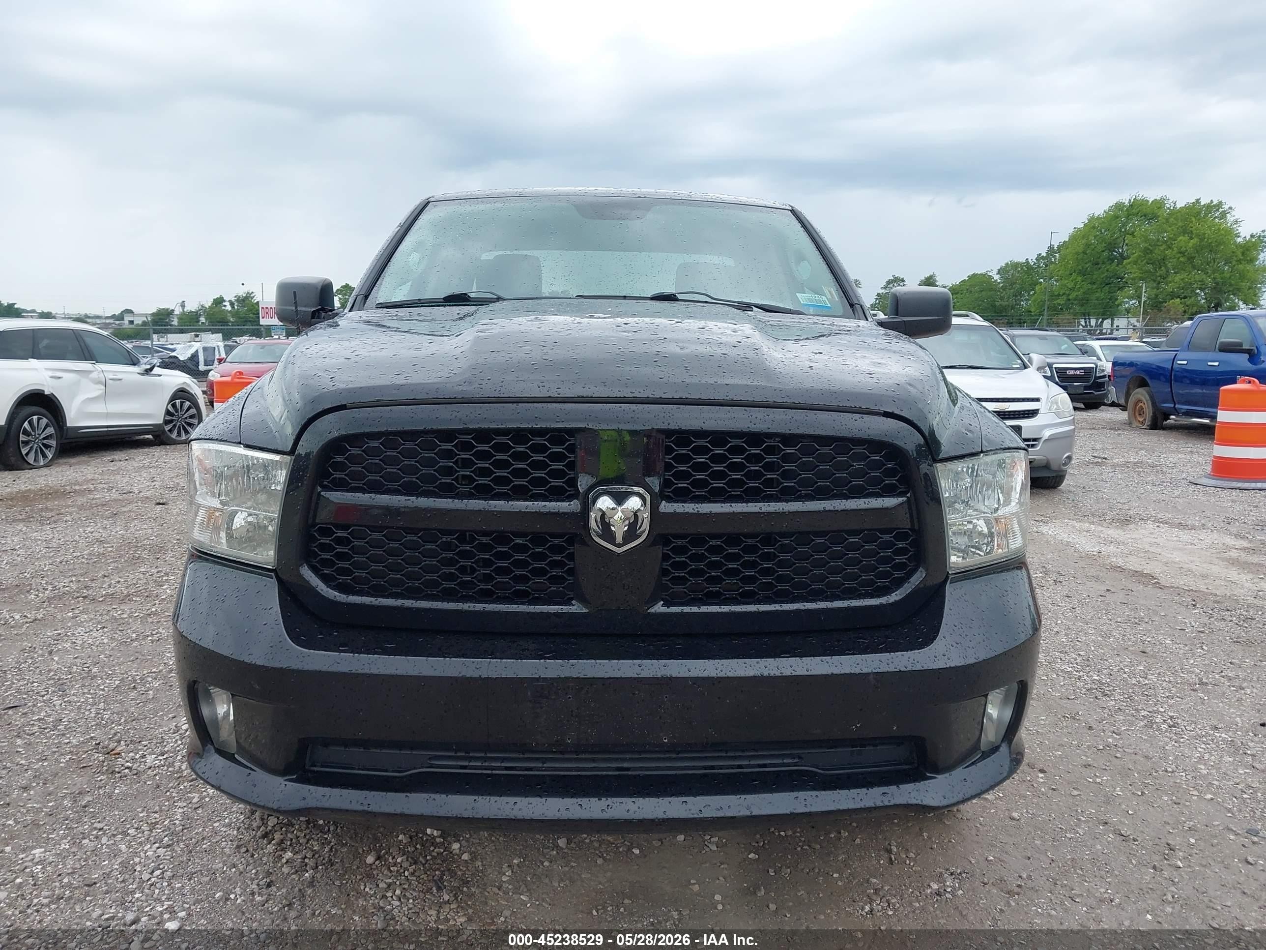 2014 Ram 1500 Express Black vin: 1C6RR7FT8ES224580