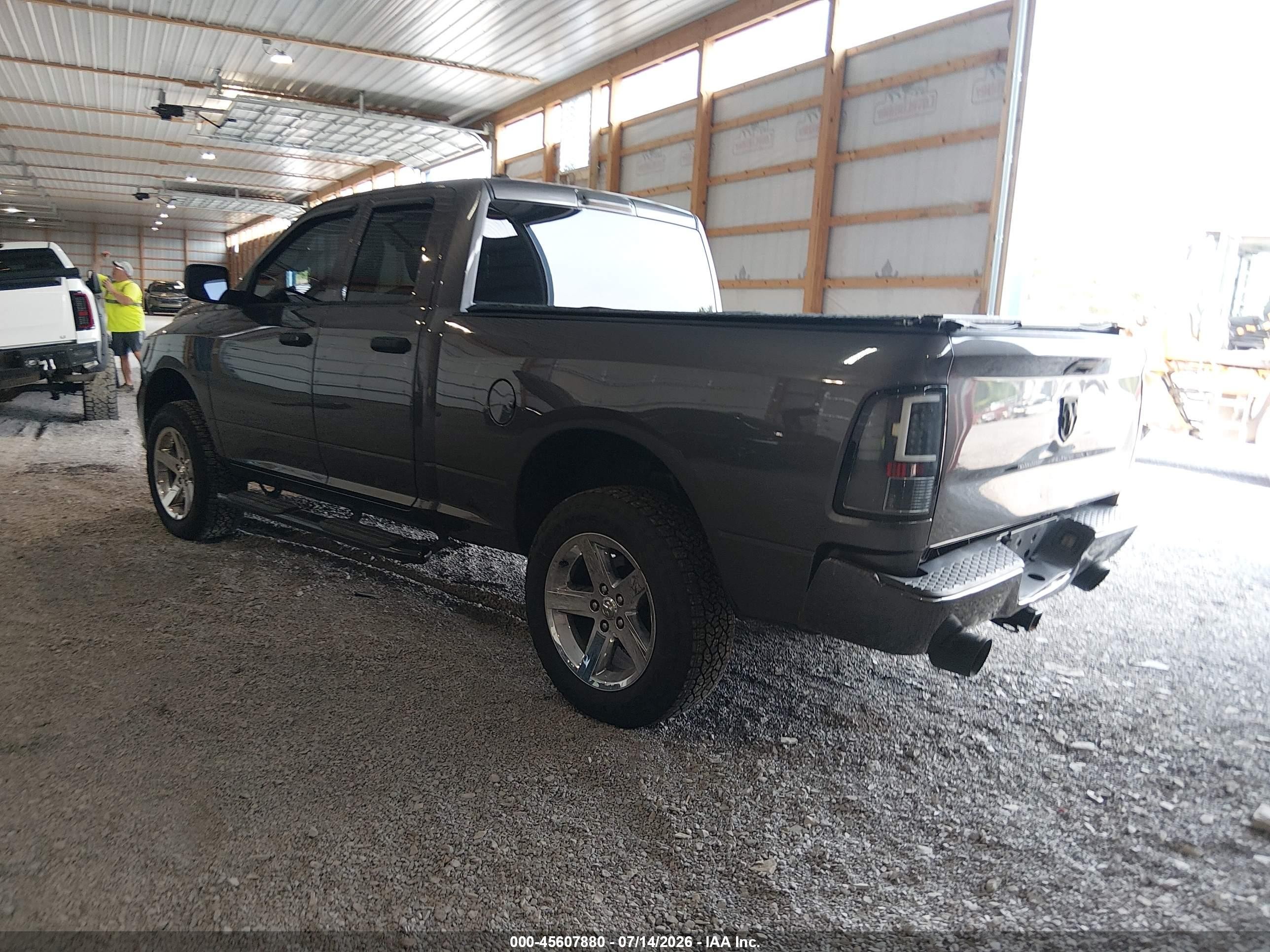 2014 Ram 1500 Express Gray vin: 1C6RR7FT8ES230623