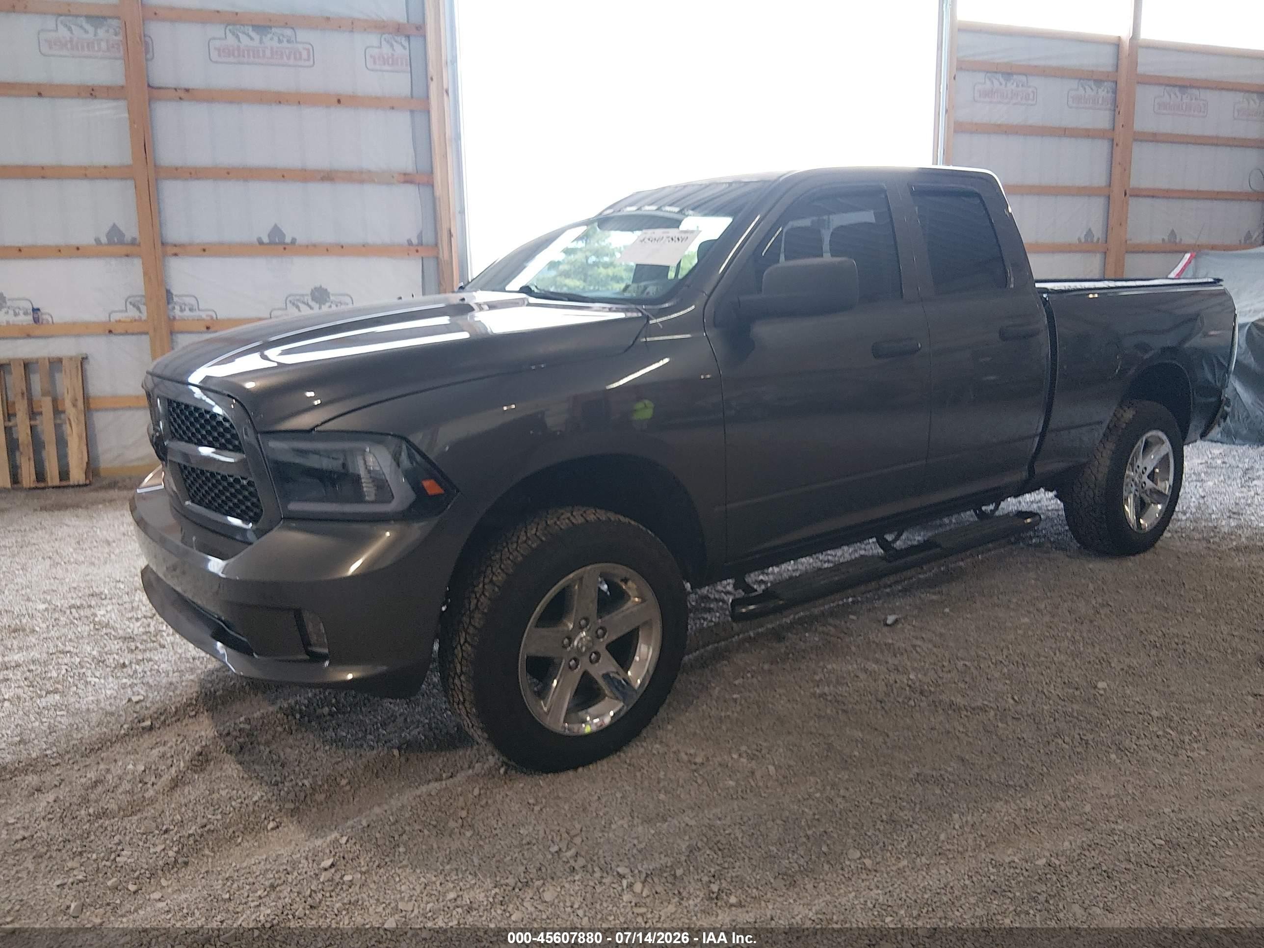 2014 Ram 1500 Express Gray vin: 1C6RR7FT8ES230623
