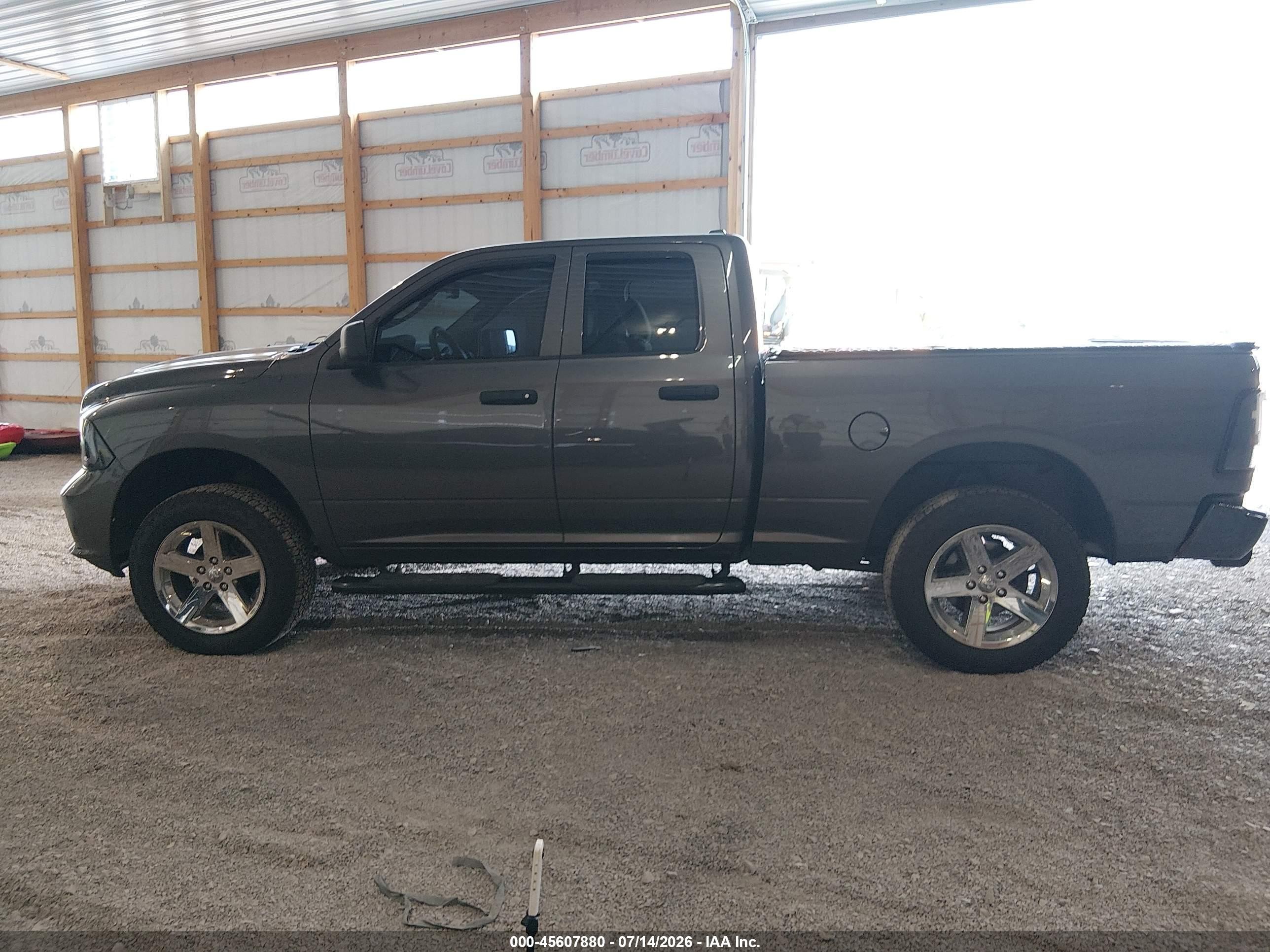 2014 Ram 1500 Express Gray vin: 1C6RR7FT8ES230623