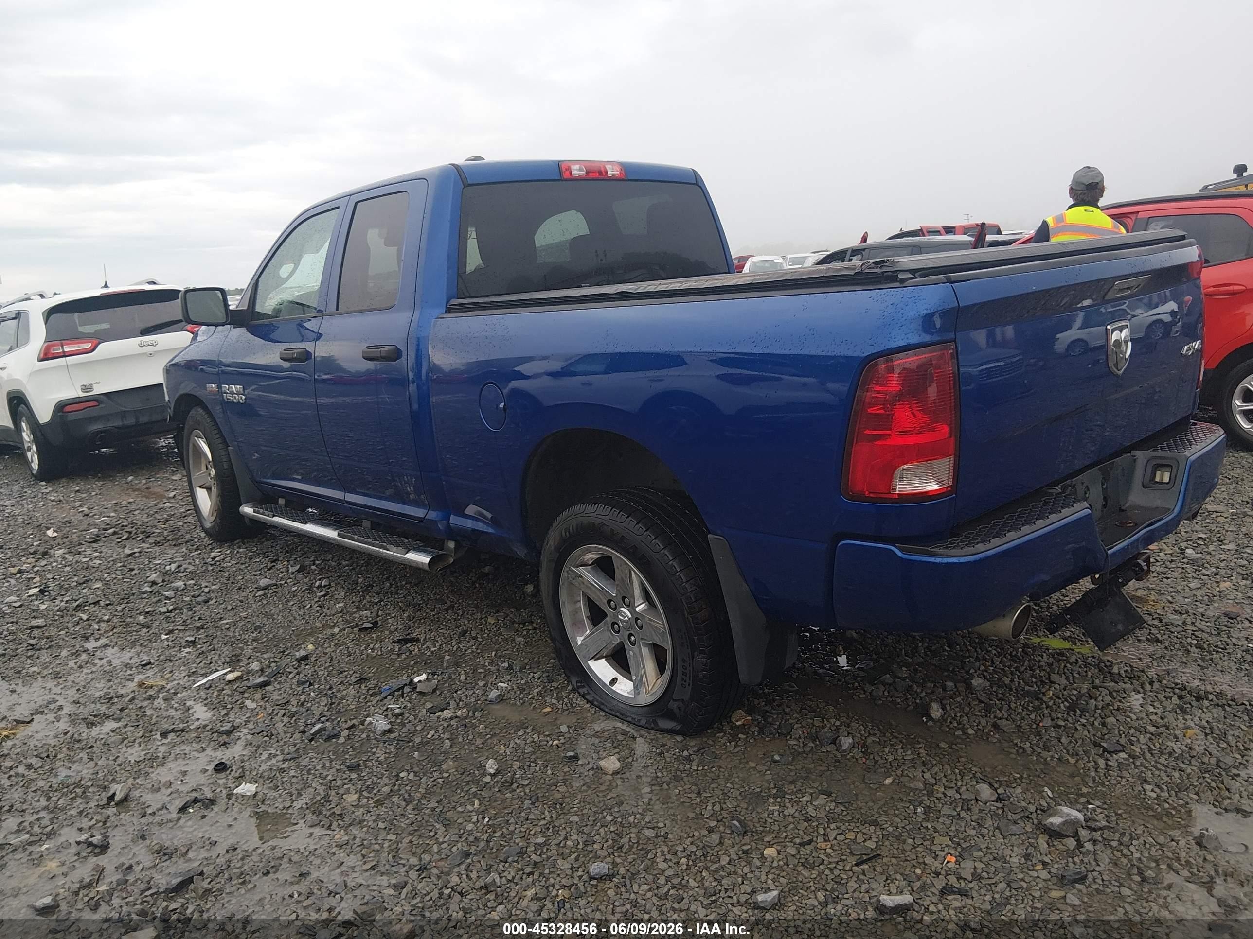 2014 Ram 1500 Express Blue vin: 1C6RR7FT8ES274928