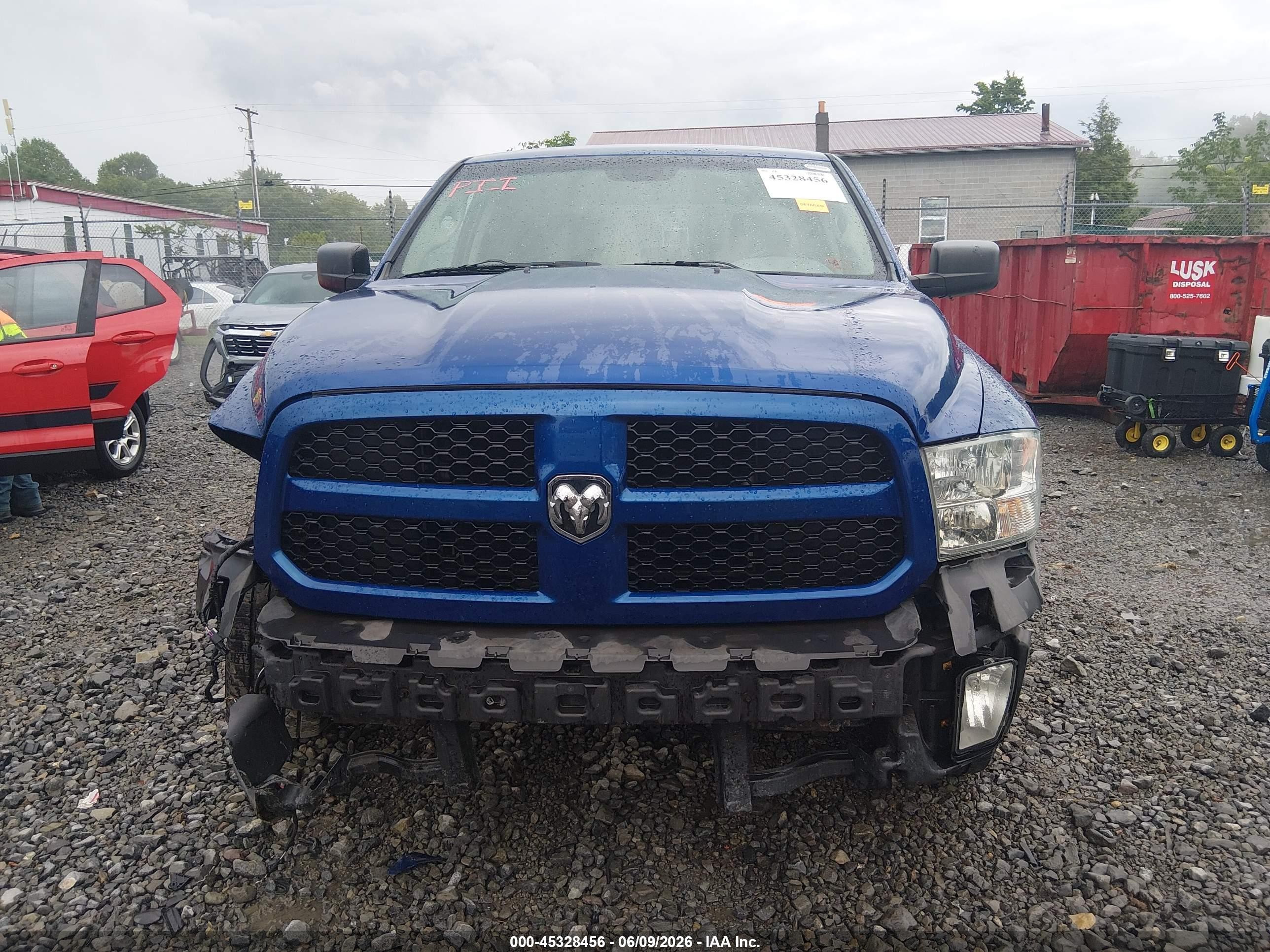2014 Ram 1500 Express Blue vin: 1C6RR7FT8ES274928