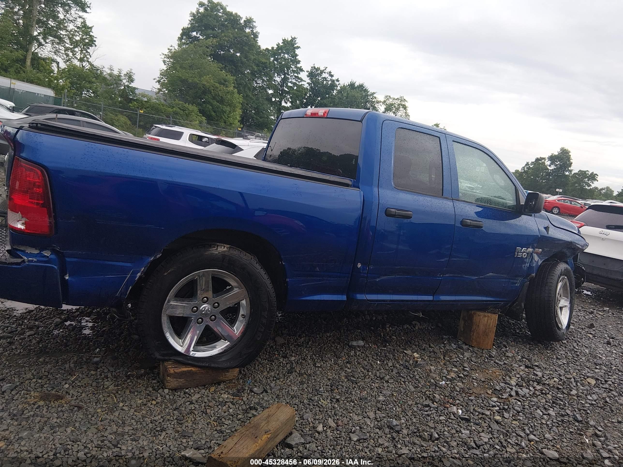 2014 Ram 1500 Express Blue vin: 1C6RR7FT8ES274928