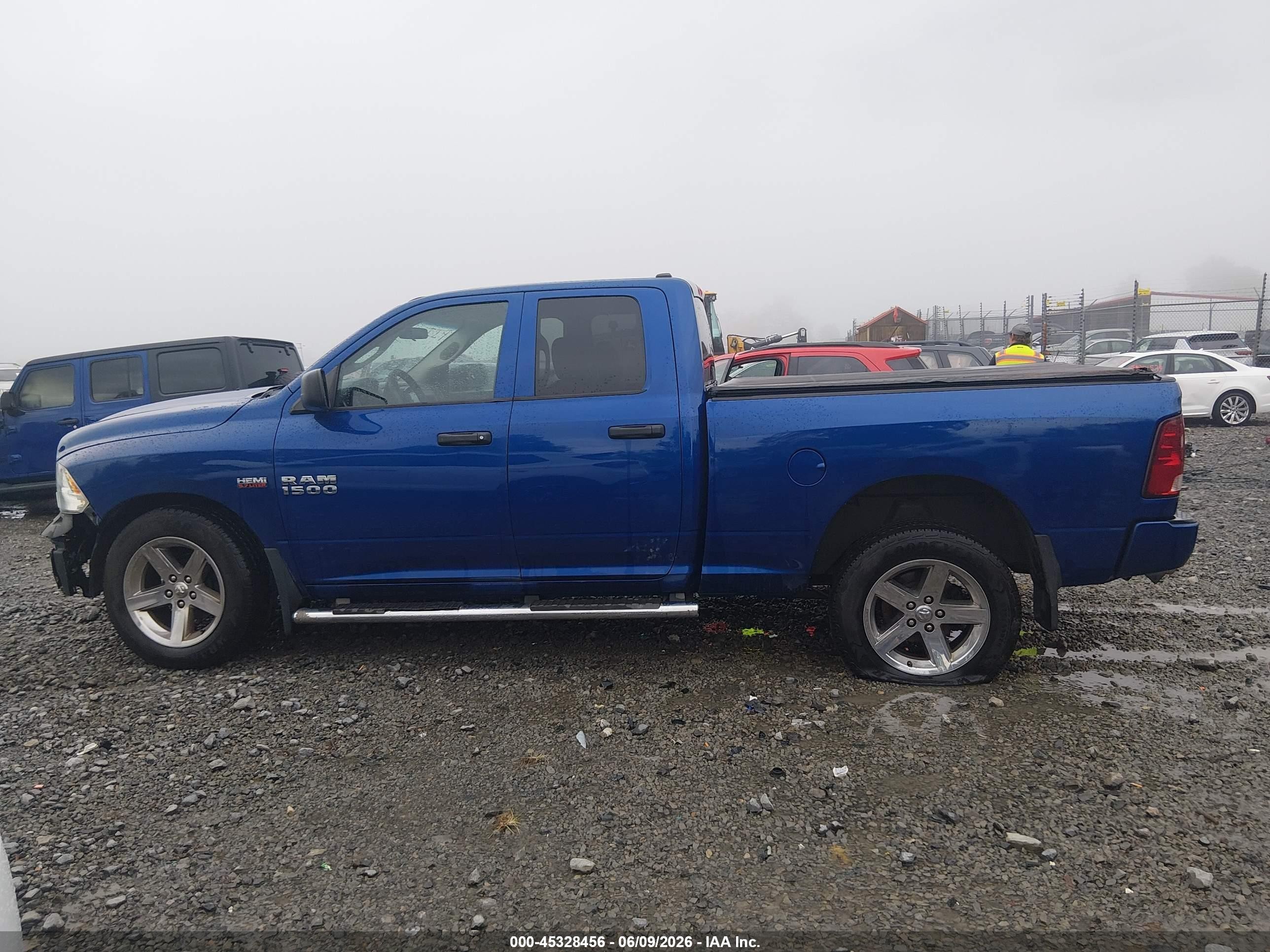 2014 Ram 1500 Express Blue vin: 1C6RR7FT8ES274928