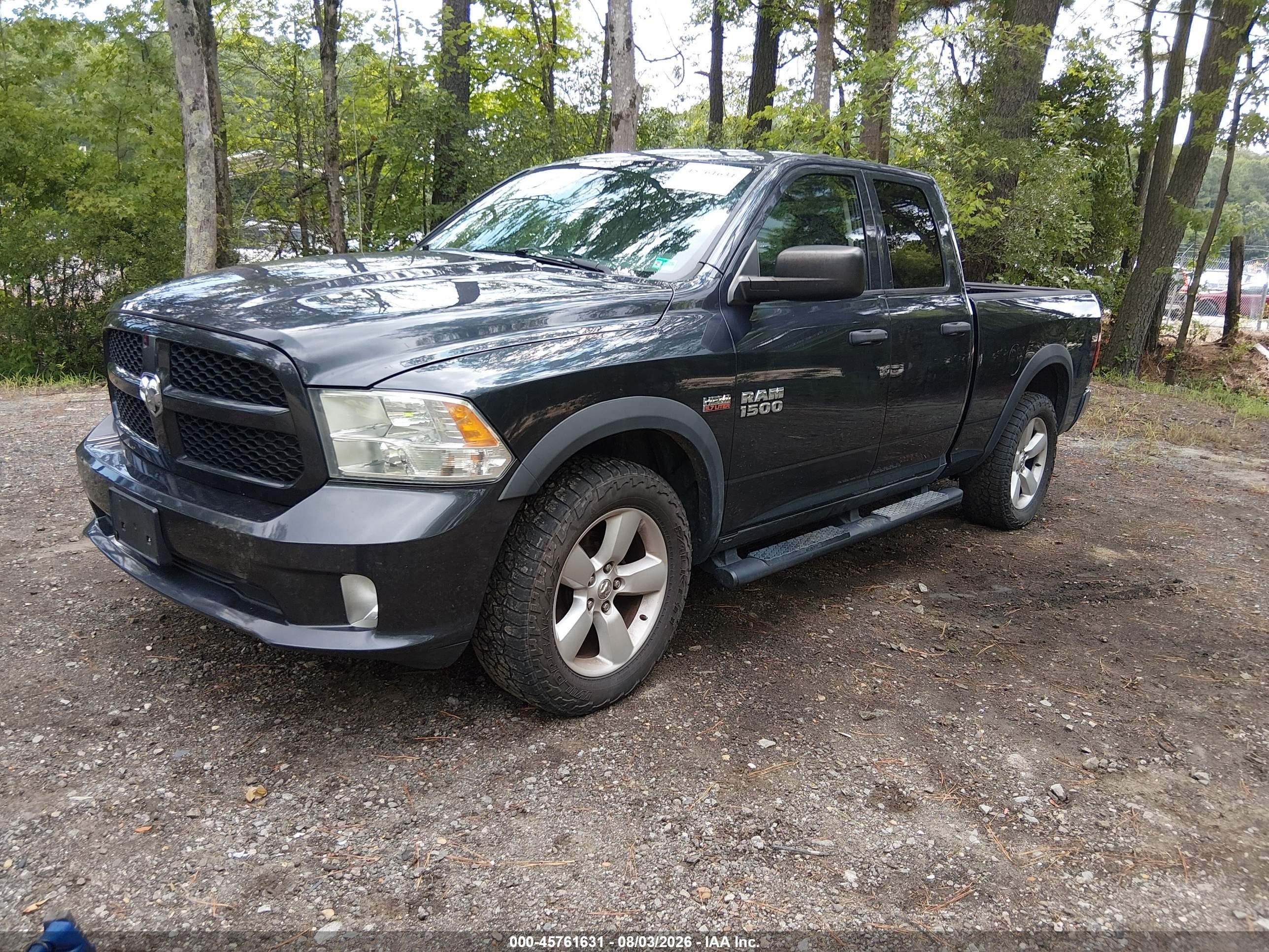 2014 Ram 1500 Express Black vin: 1C6RR7FT8ES331239