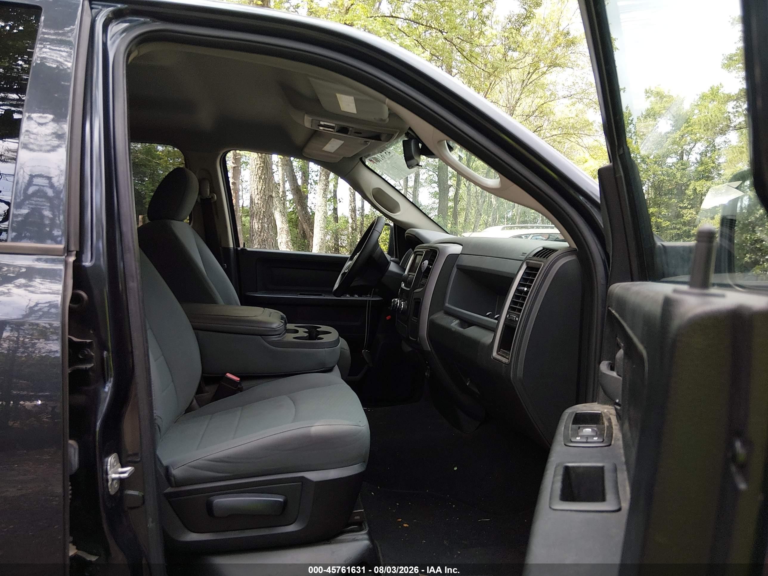 2014 Ram 1500 Express Black vin: 1C6RR7FT8ES331239