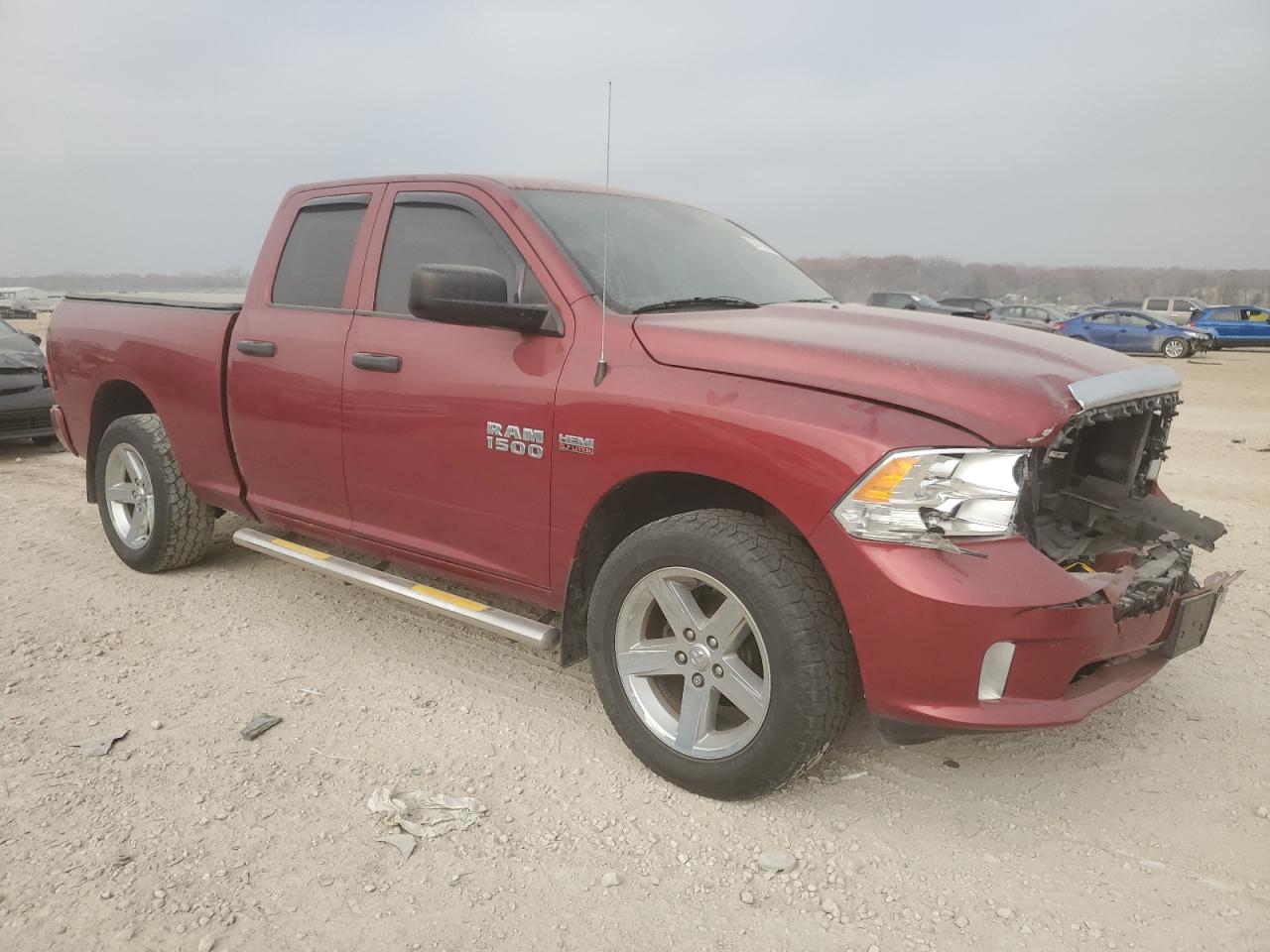 2014 Ram 1500 St Maroon vin: 1C6RR7FT8ES342547
