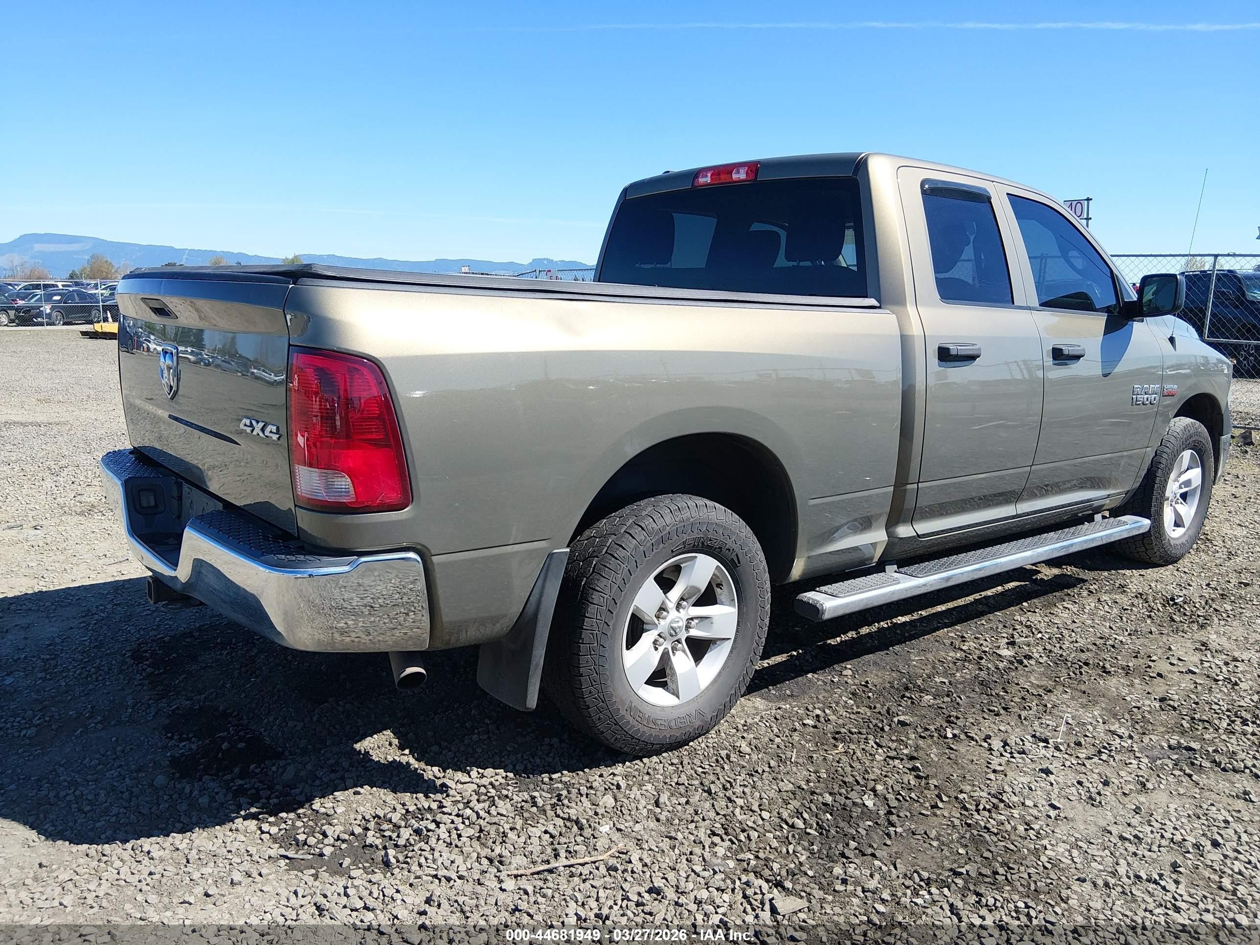 2014 Ram 1500 Tradesman Green vin: 1C6RR7FT8ES394213