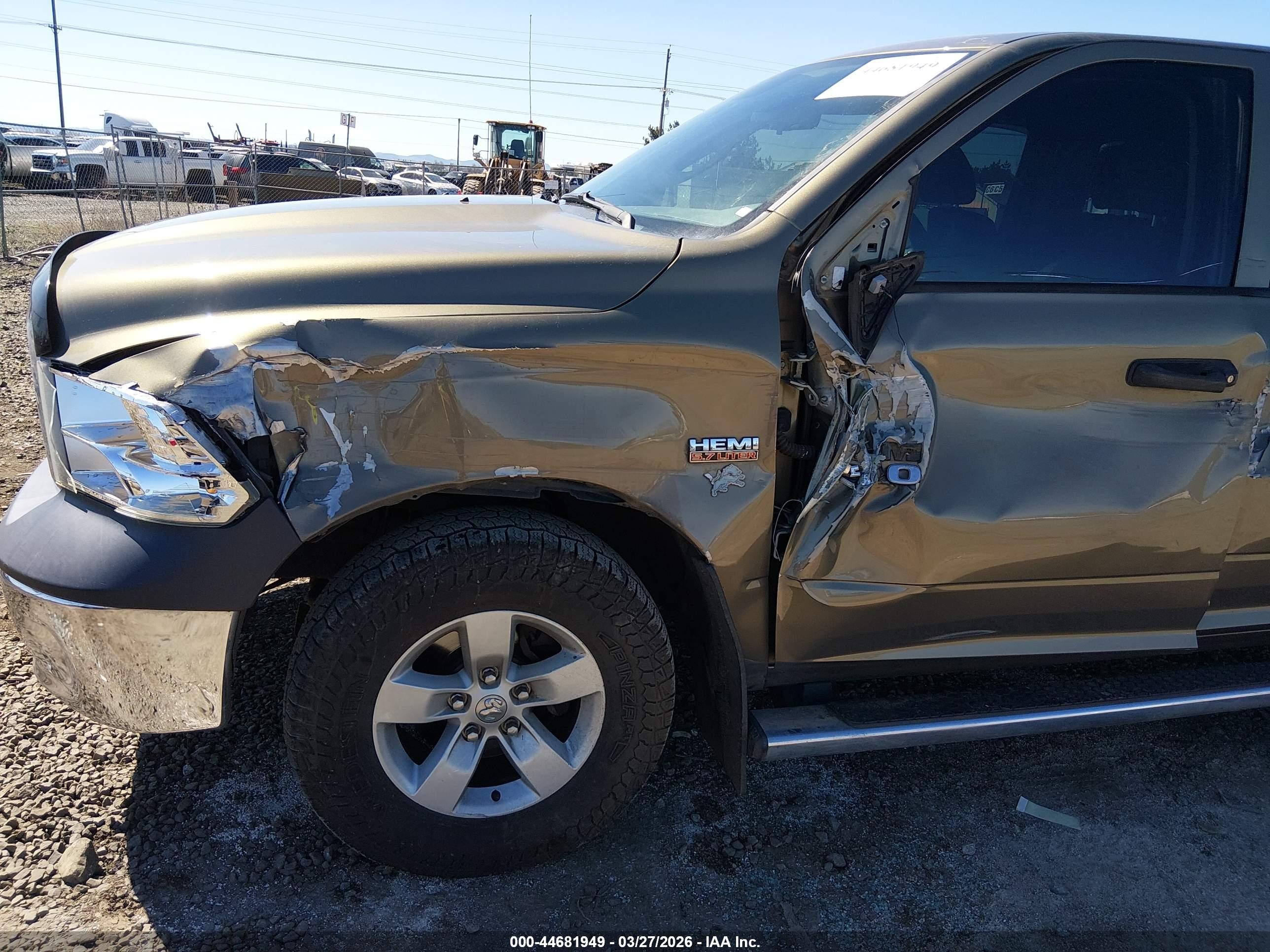 2014 Ram 1500 Tradesman Green vin: 1C6RR7FT8ES394213