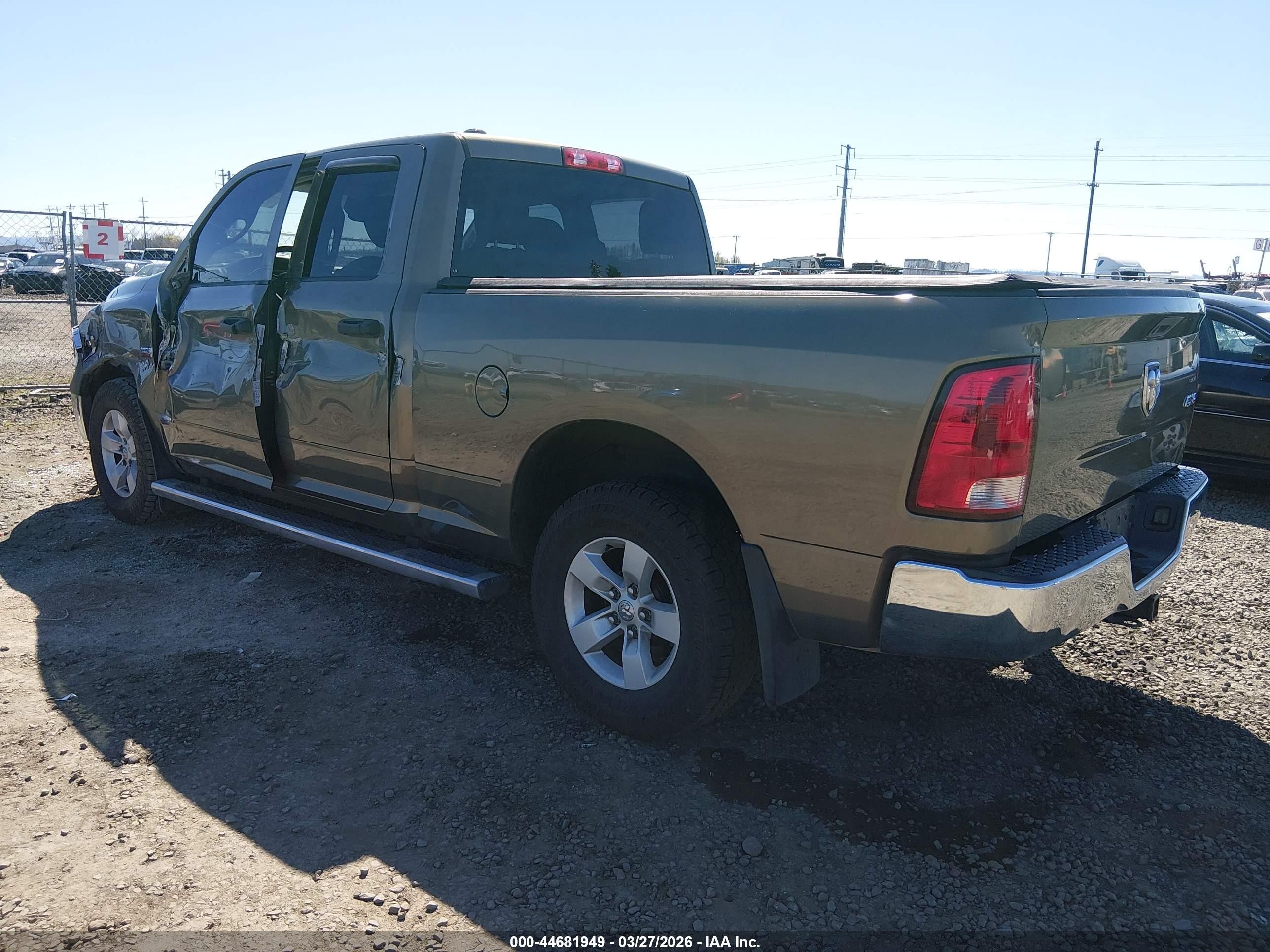 2014 Ram 1500 Tradesman Green vin: 1C6RR7FT8ES394213