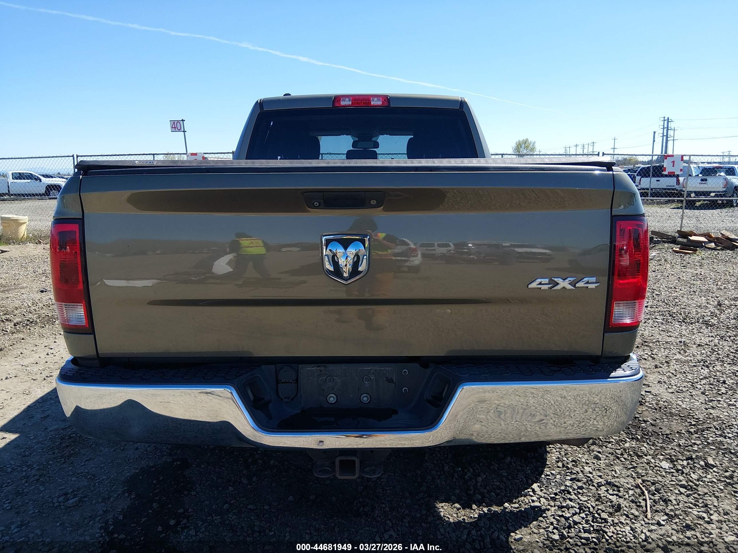2014 Ram 1500 Tradesman Green vin: 1C6RR7FT8ES394213