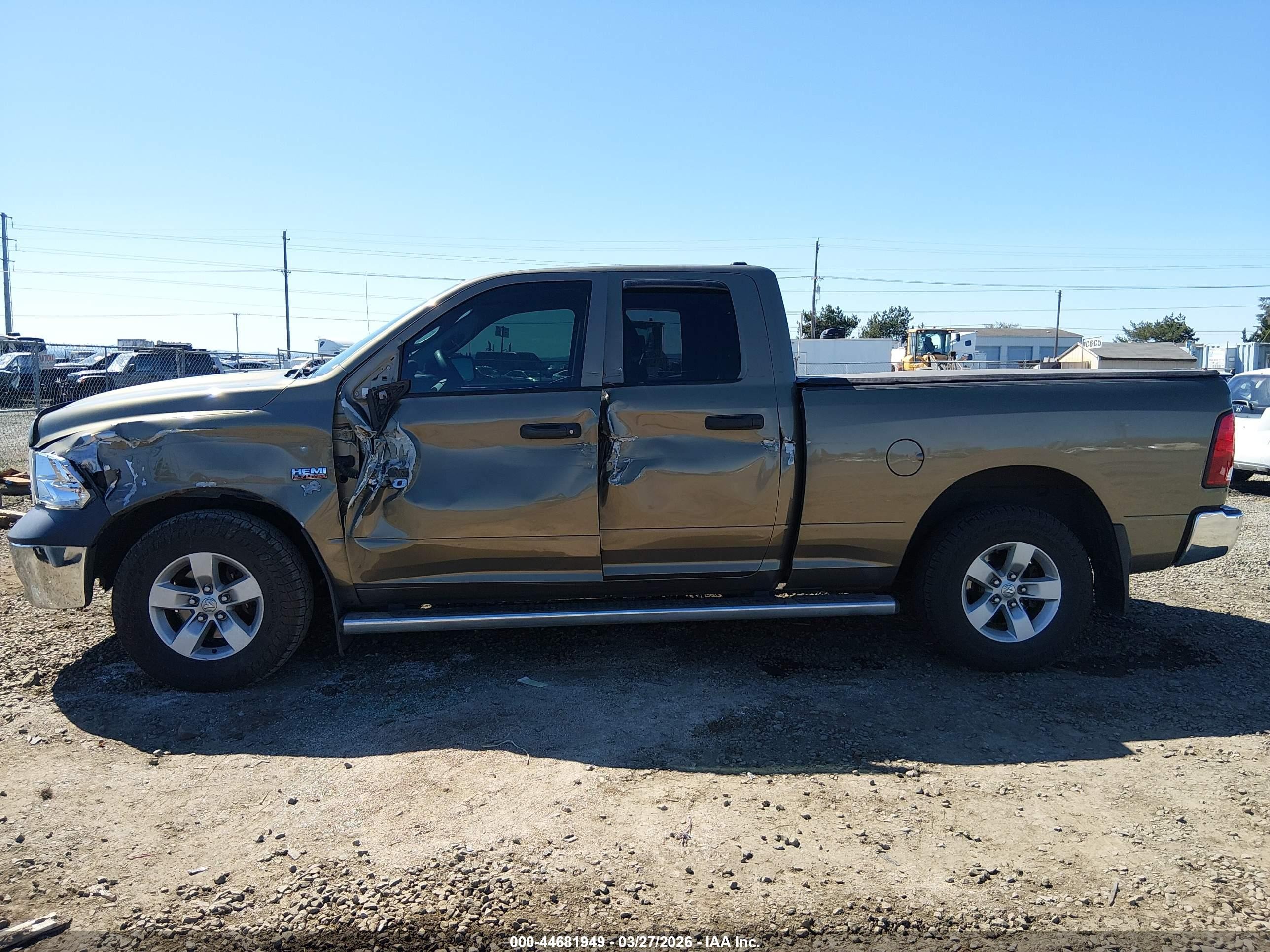 2014 Ram 1500 Tradesman Green vin: 1C6RR7FT8ES394213
