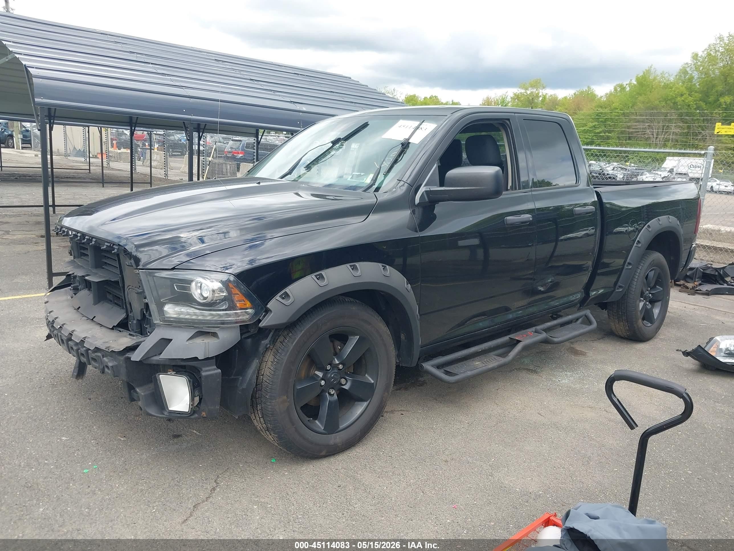 2014 Ram 1500 Express Black vin: 1C6RR7FT8ES451204