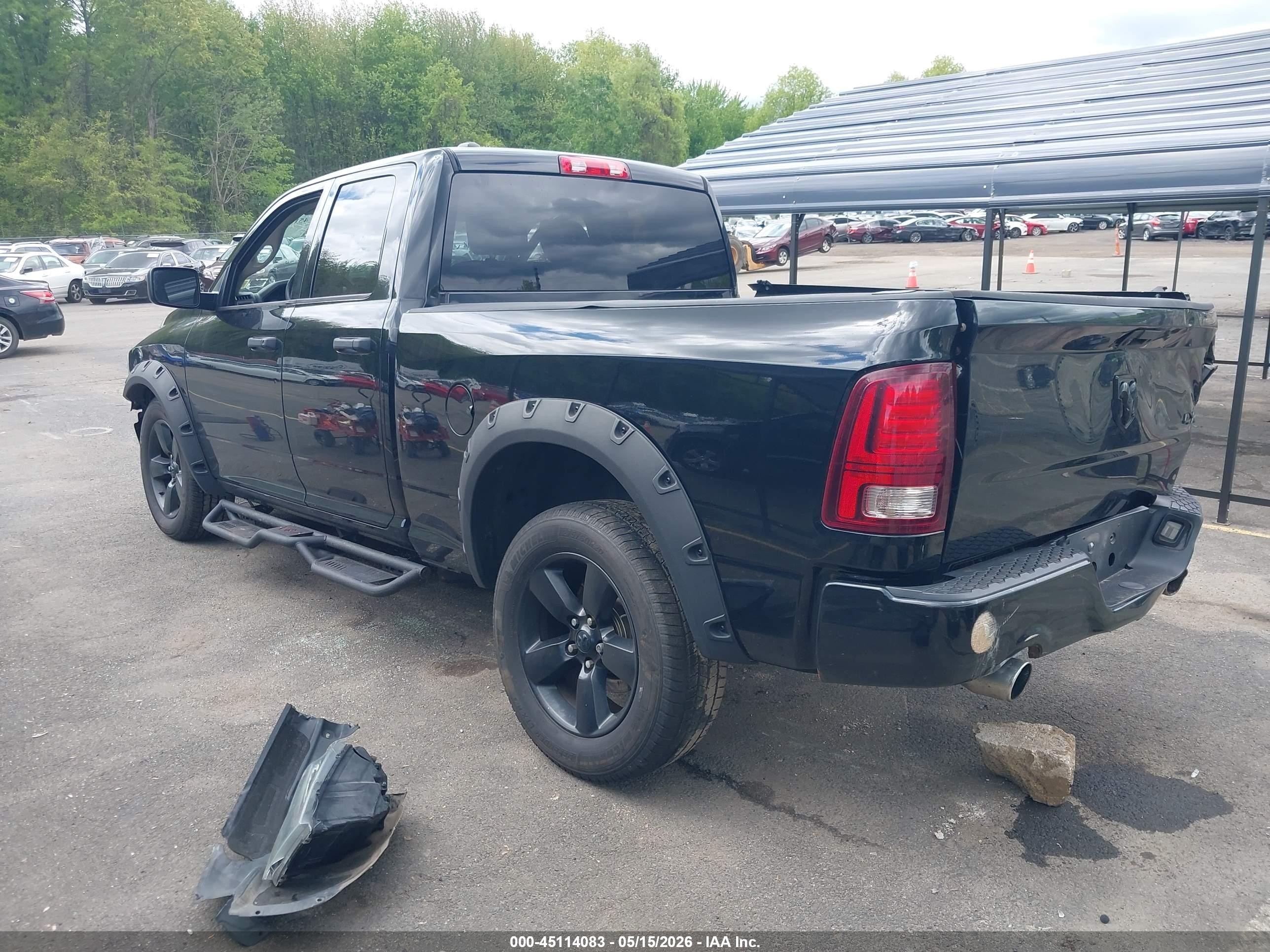2014 Ram 1500 Express Black vin: 1C6RR7FT8ES451204