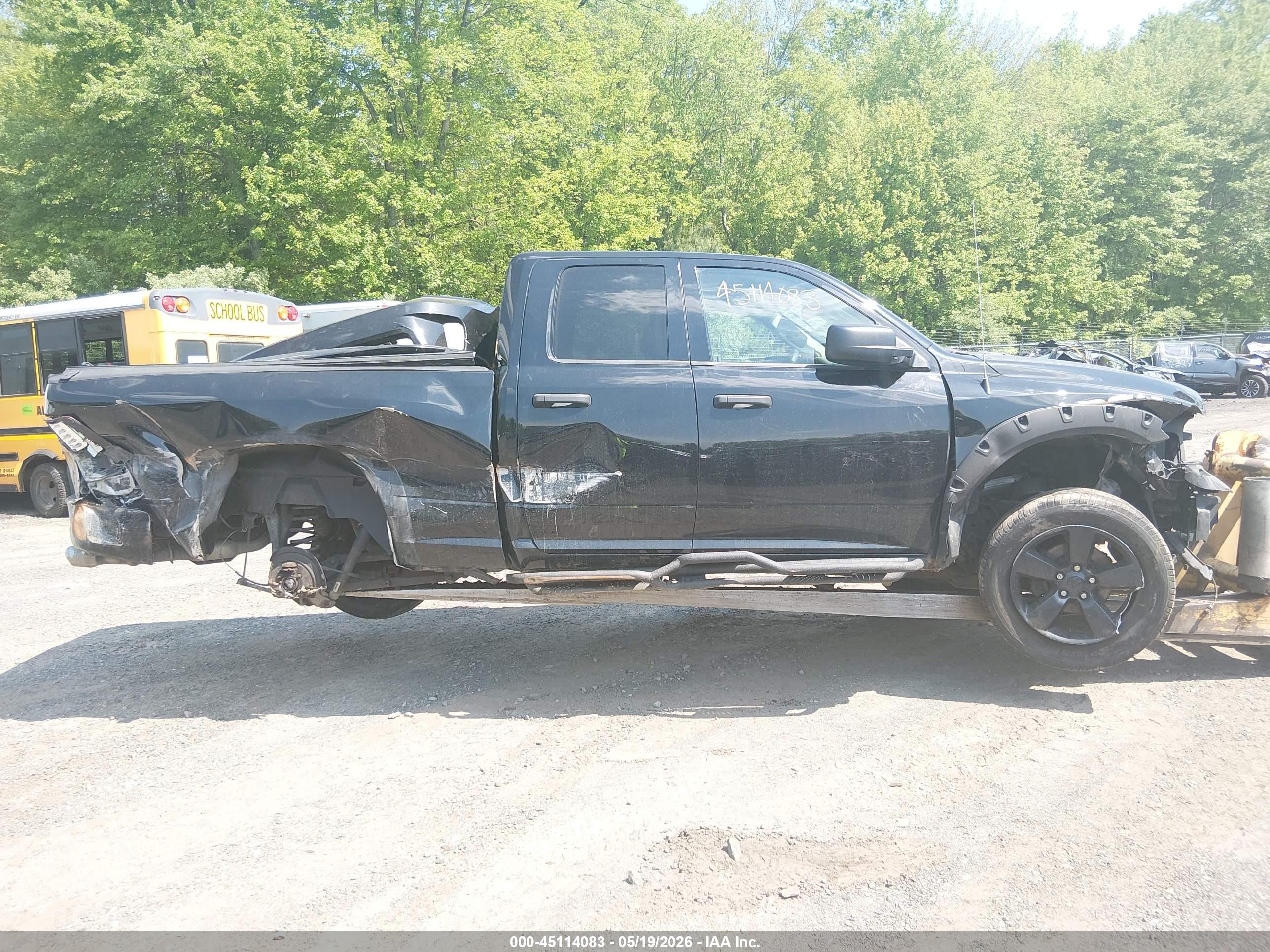 2014 Ram 1500 Express Black vin: 1C6RR7FT8ES451204