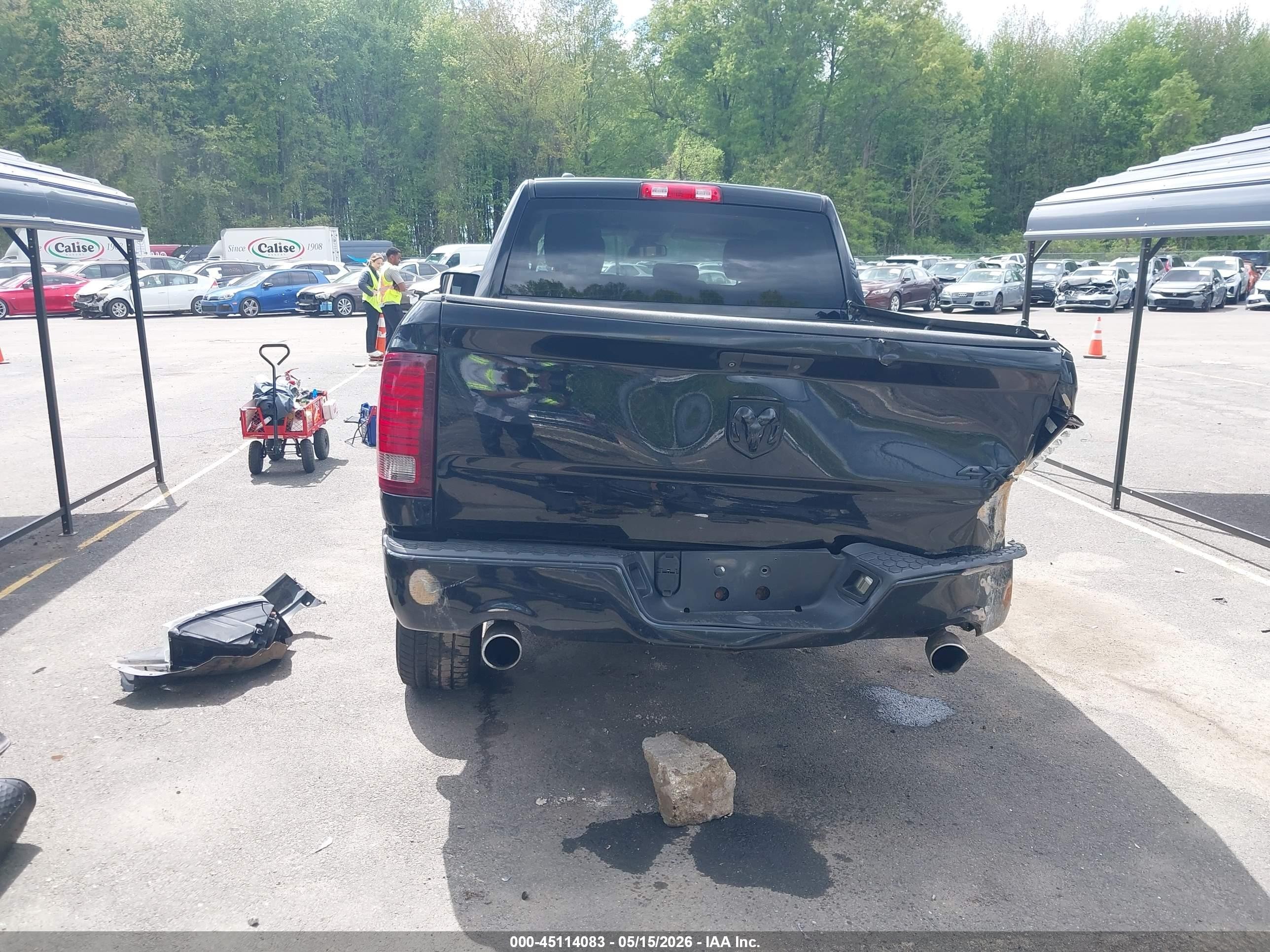 2014 Ram 1500 Express Black vin: 1C6RR7FT8ES451204