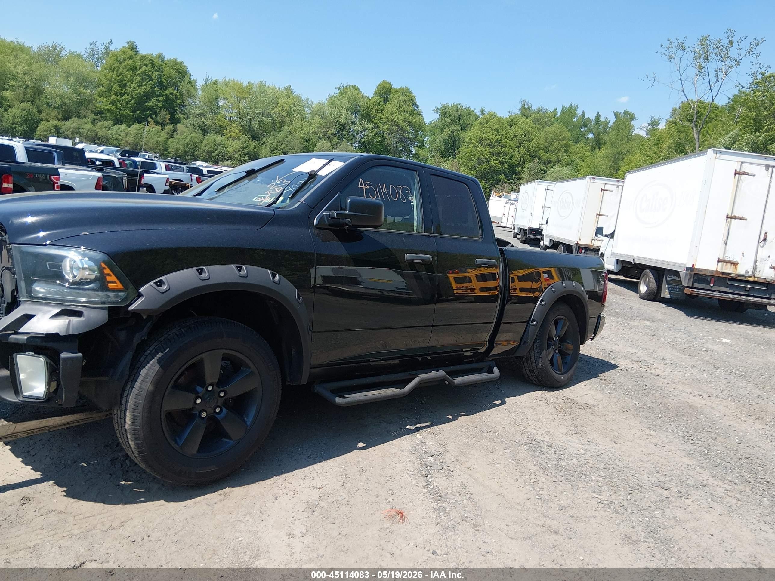 2014 Ram 1500 Express Black vin: 1C6RR7FT8ES451204