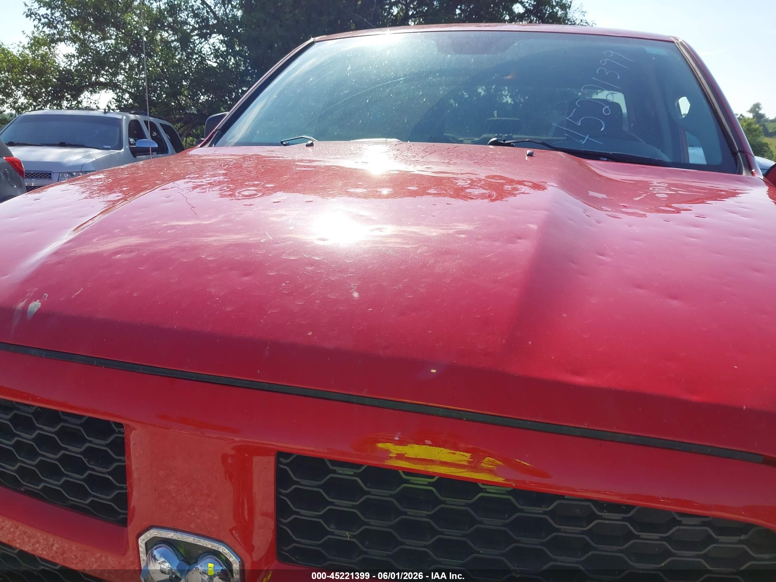 2015 Ram 1500 Express Red vin: 1C6RR7FT8FS616637