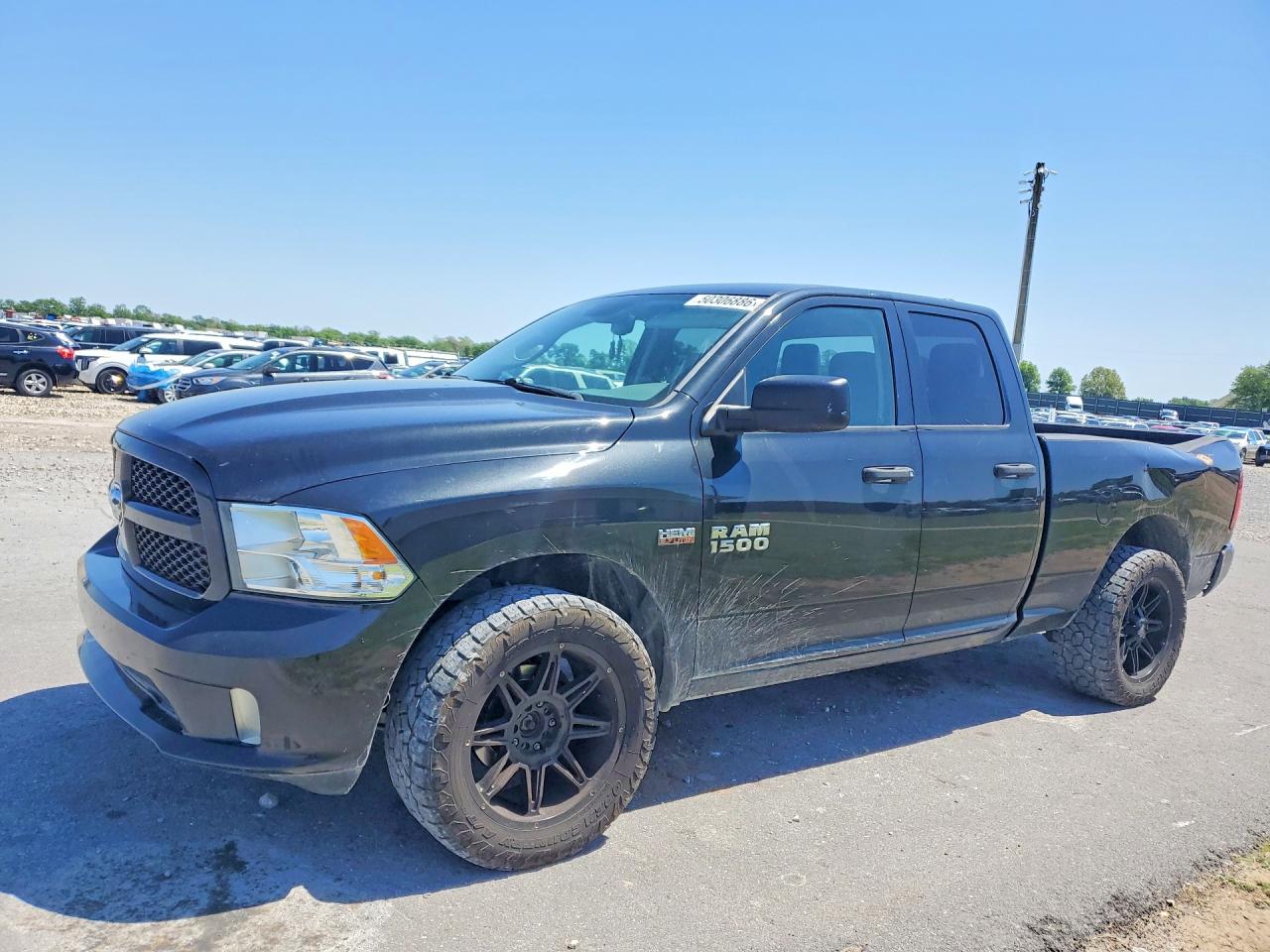 2015 Ram 1500 St Черный vin: 1C6RR7FT8FS673467