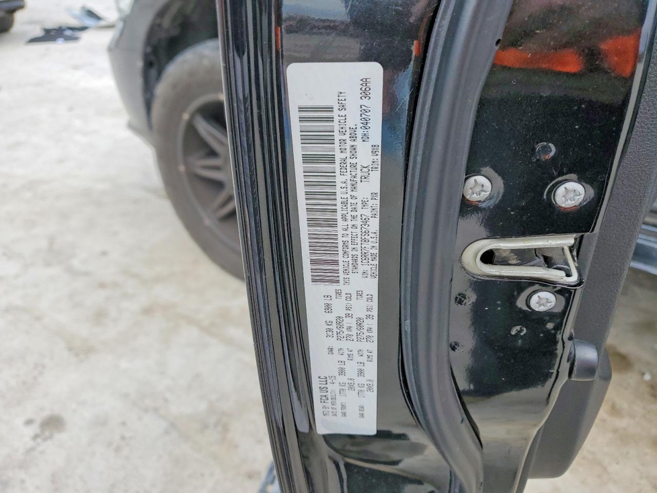 2015 Ram 1500 St Black vin: 1C6RR7FT8FS673467