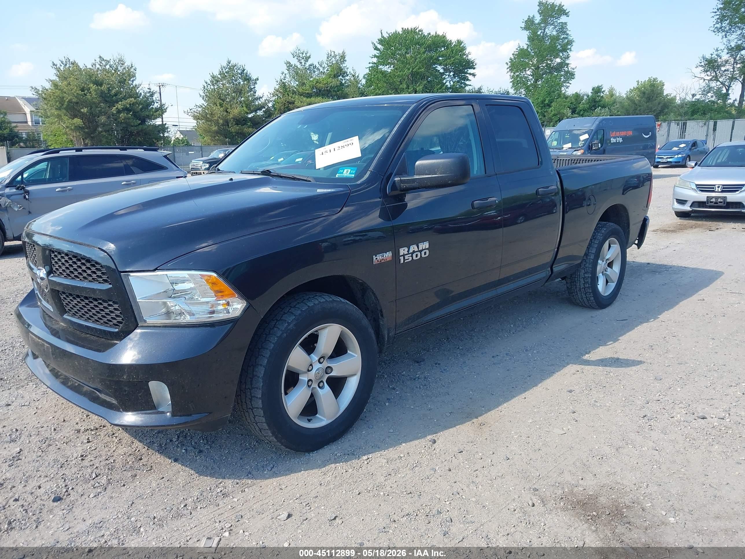 2015 Ram 1500 Express Black vin: 1C6RR7FT8FS679477