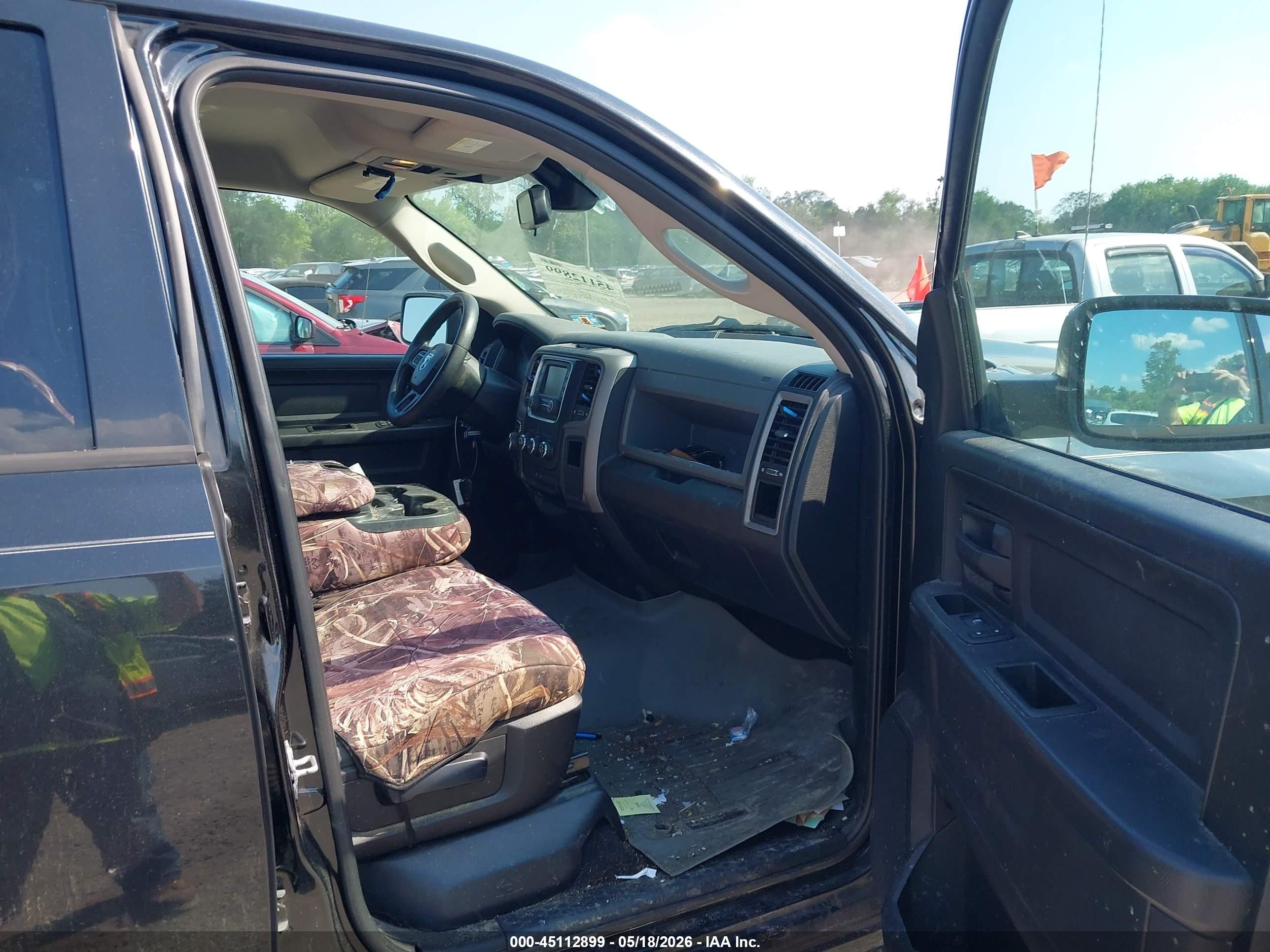 2015 Ram 1500 Express Black vin: 1C6RR7FT8FS679477