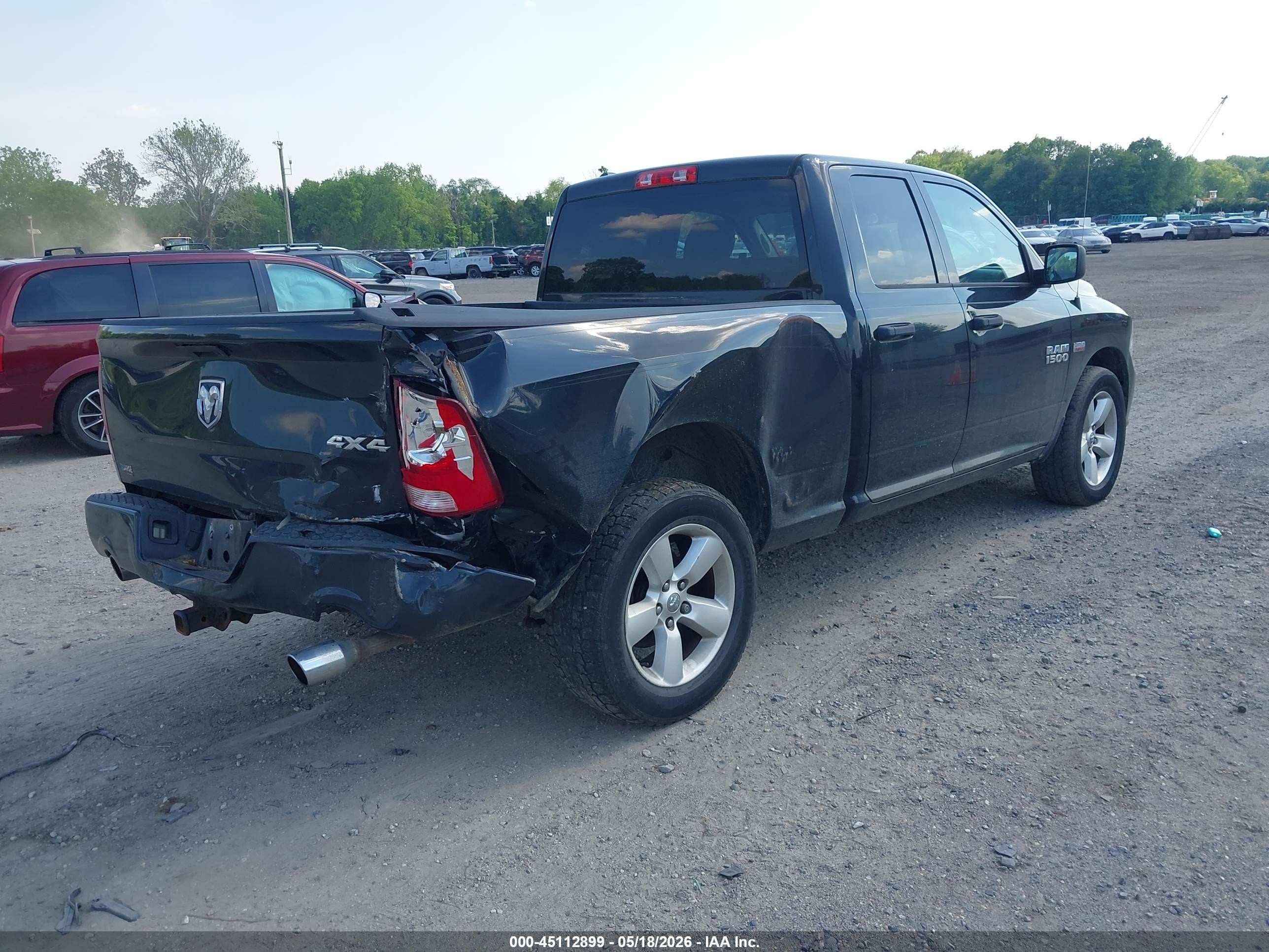2015 Ram 1500 Express Black vin: 1C6RR7FT8FS679477