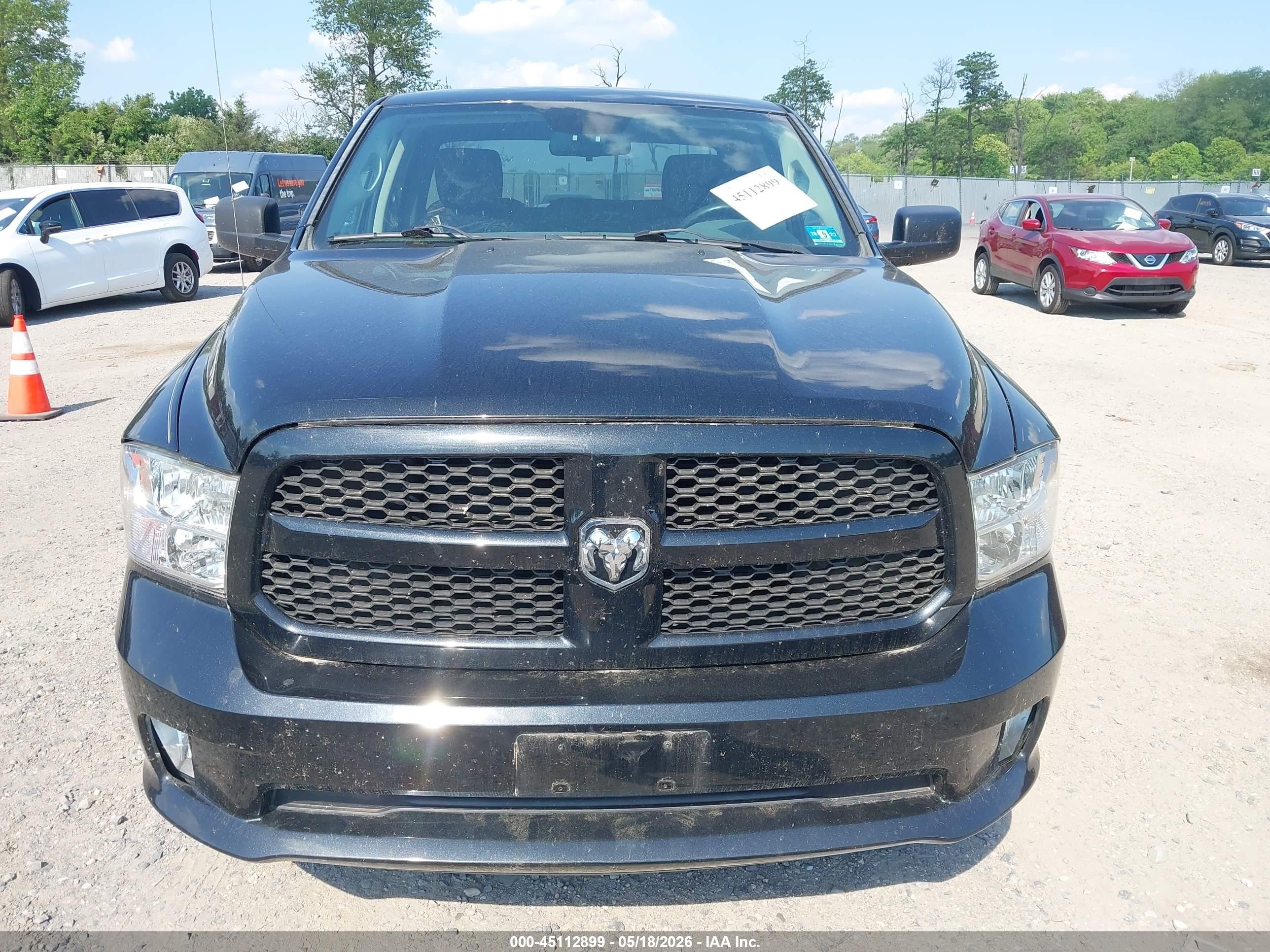 2015 Ram 1500 Express Black vin: 1C6RR7FT8FS679477