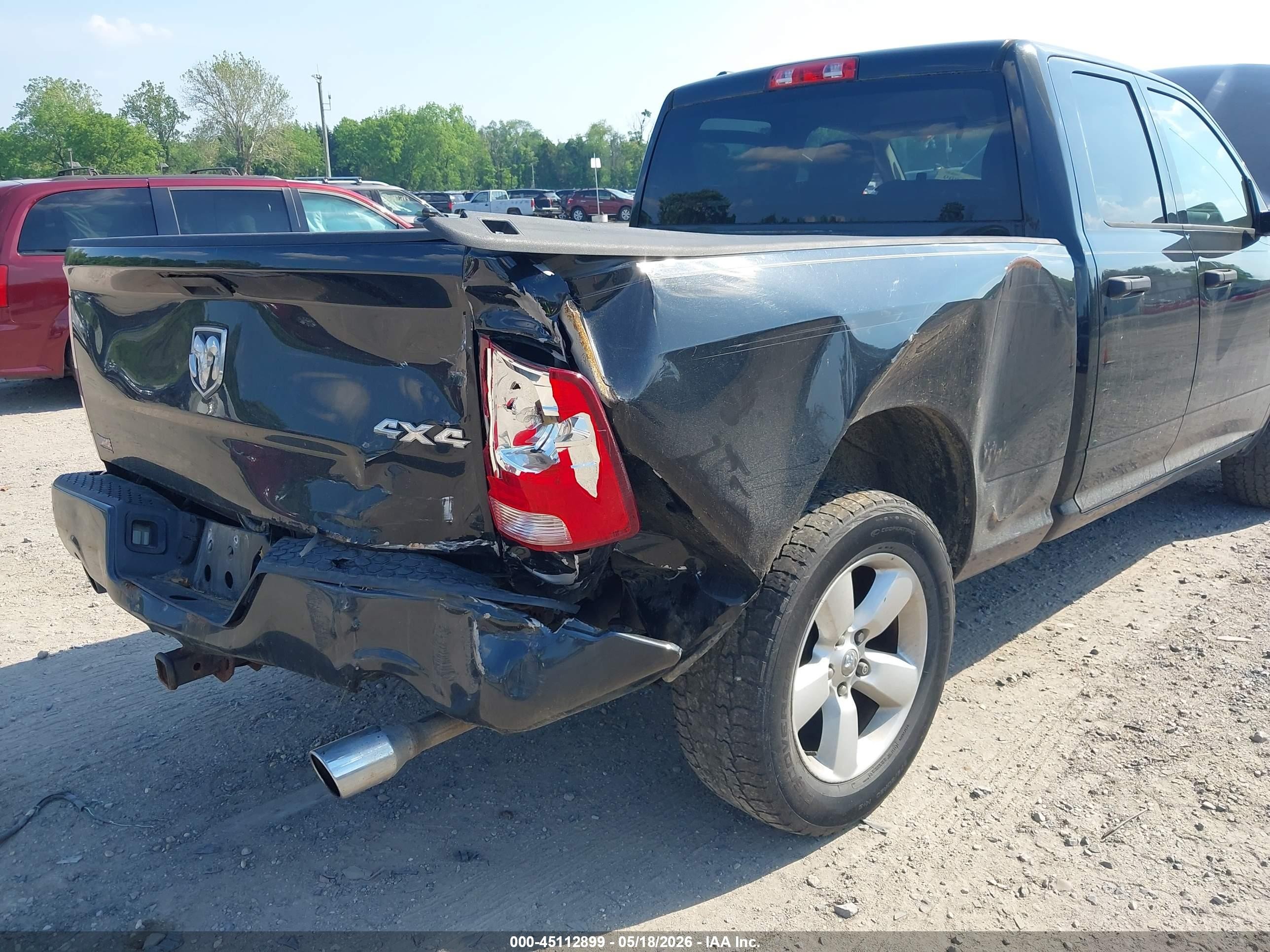2015 Ram 1500 Express Black vin: 1C6RR7FT8FS679477