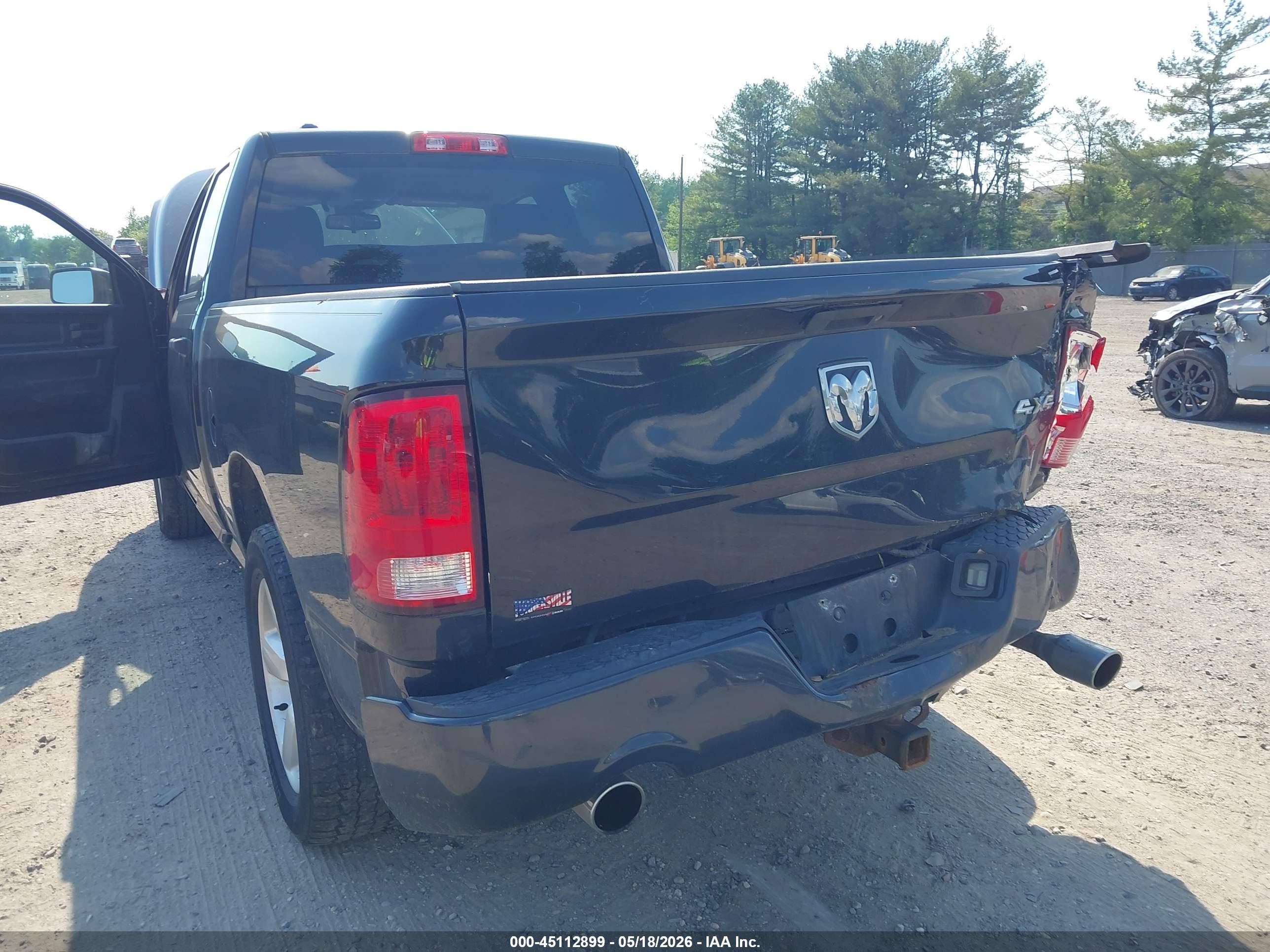2015 Ram 1500 Express Black vin: 1C6RR7FT8FS679477