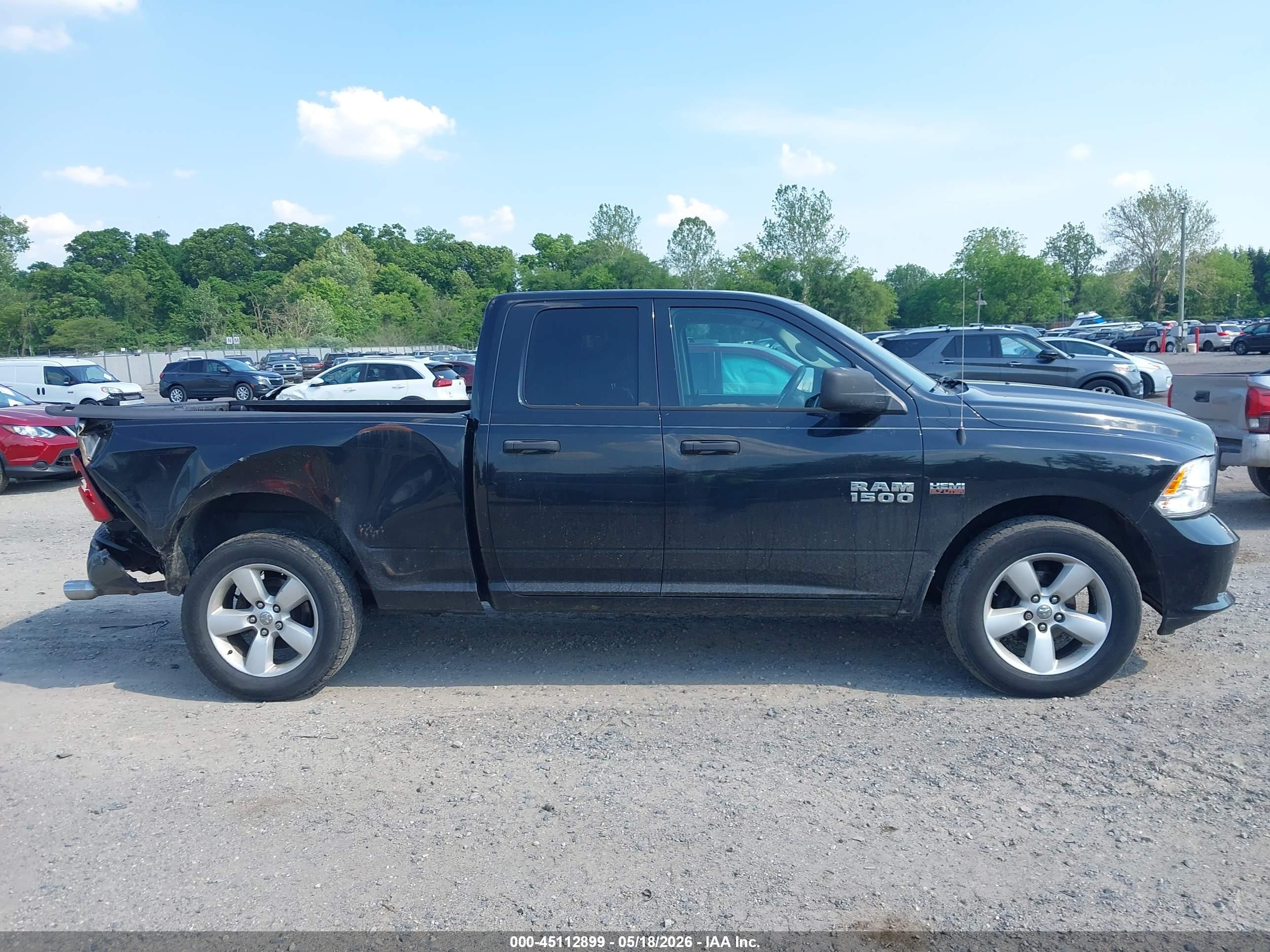 2015 Ram 1500 Express Black vin: 1C6RR7FT8FS679477